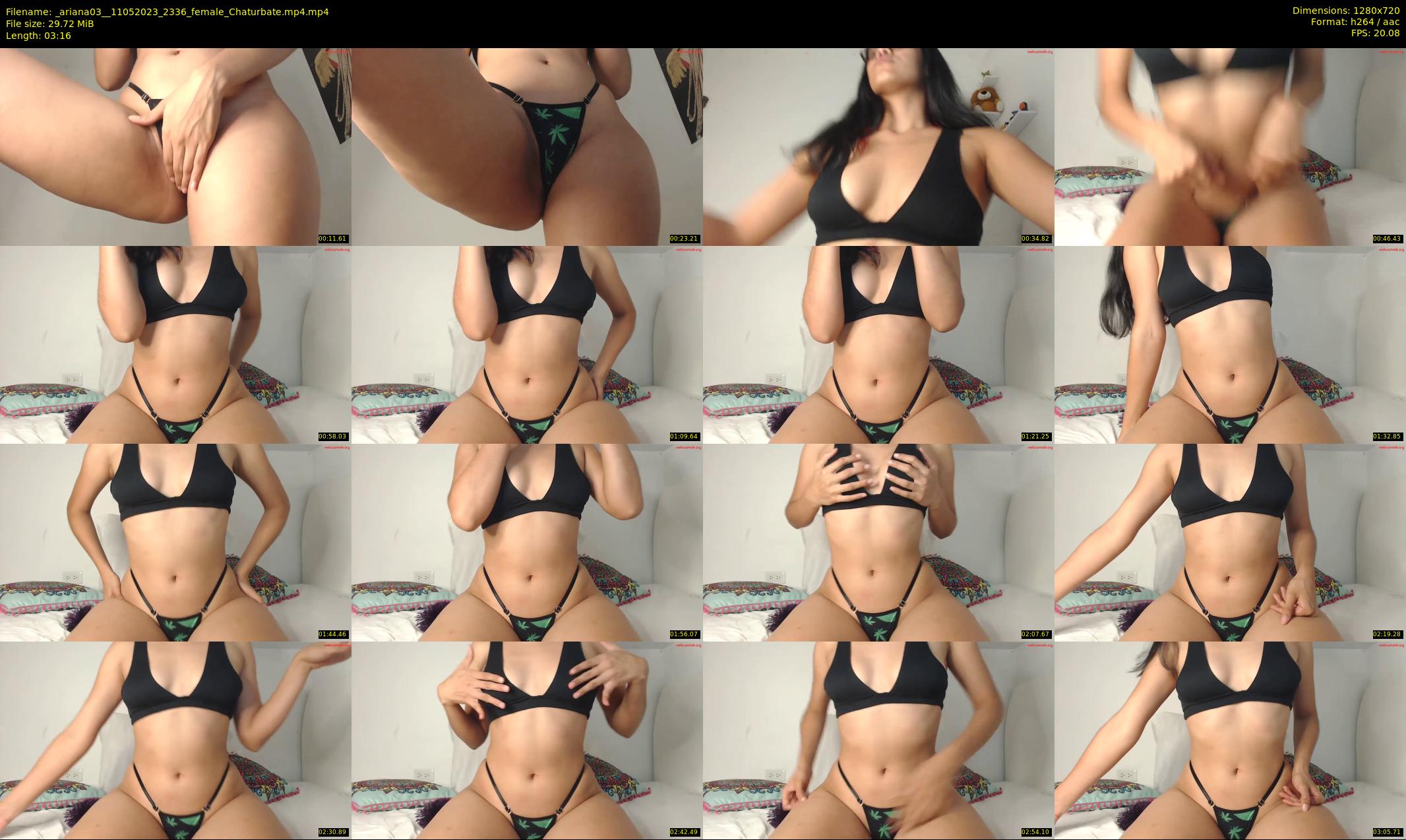 _ariana03_ — 4 minute Chaturbate female cam show recording, 720p, May 11, 2023