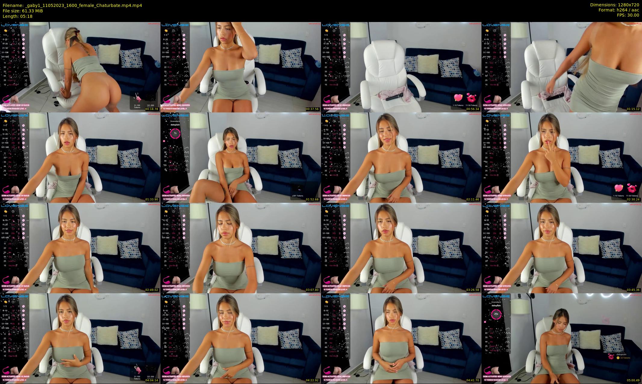 _gaby1 — 6 minute Chaturbate female cam show recording, 720p, May 11, 2023