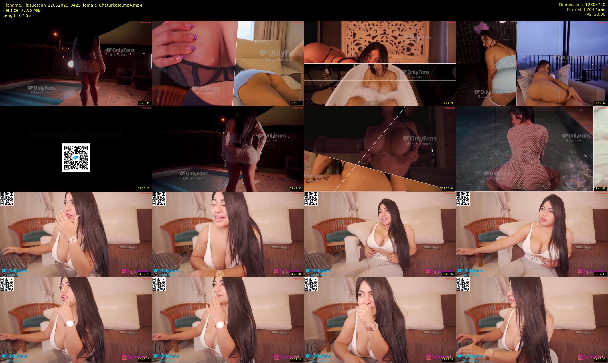 _lasuescun — 8 minute Chaturbate female cam show recording, 720p, May 12, 2023