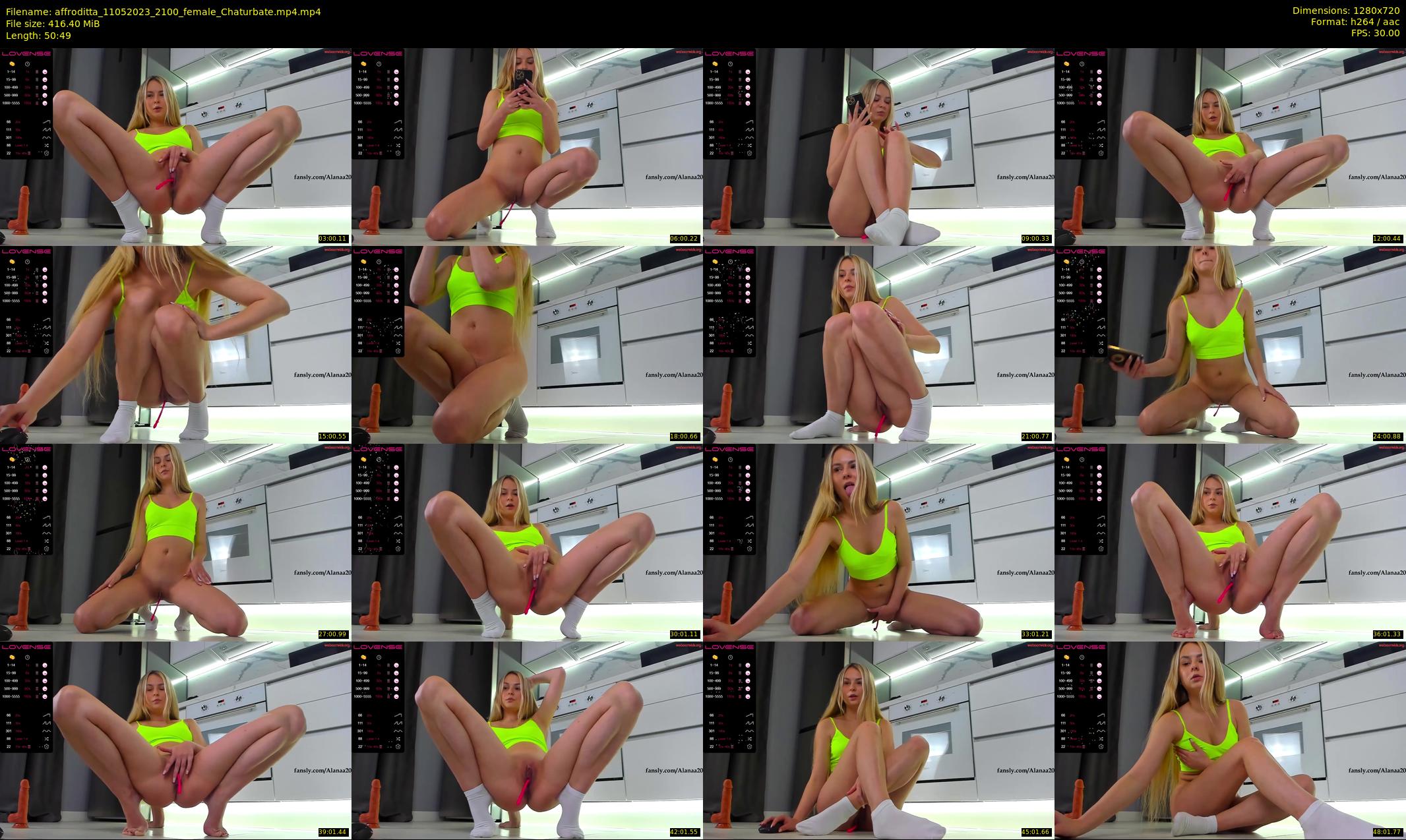 affroditta — 51 minute Chaturbate female cam show recording, 720p, May 11, 2023