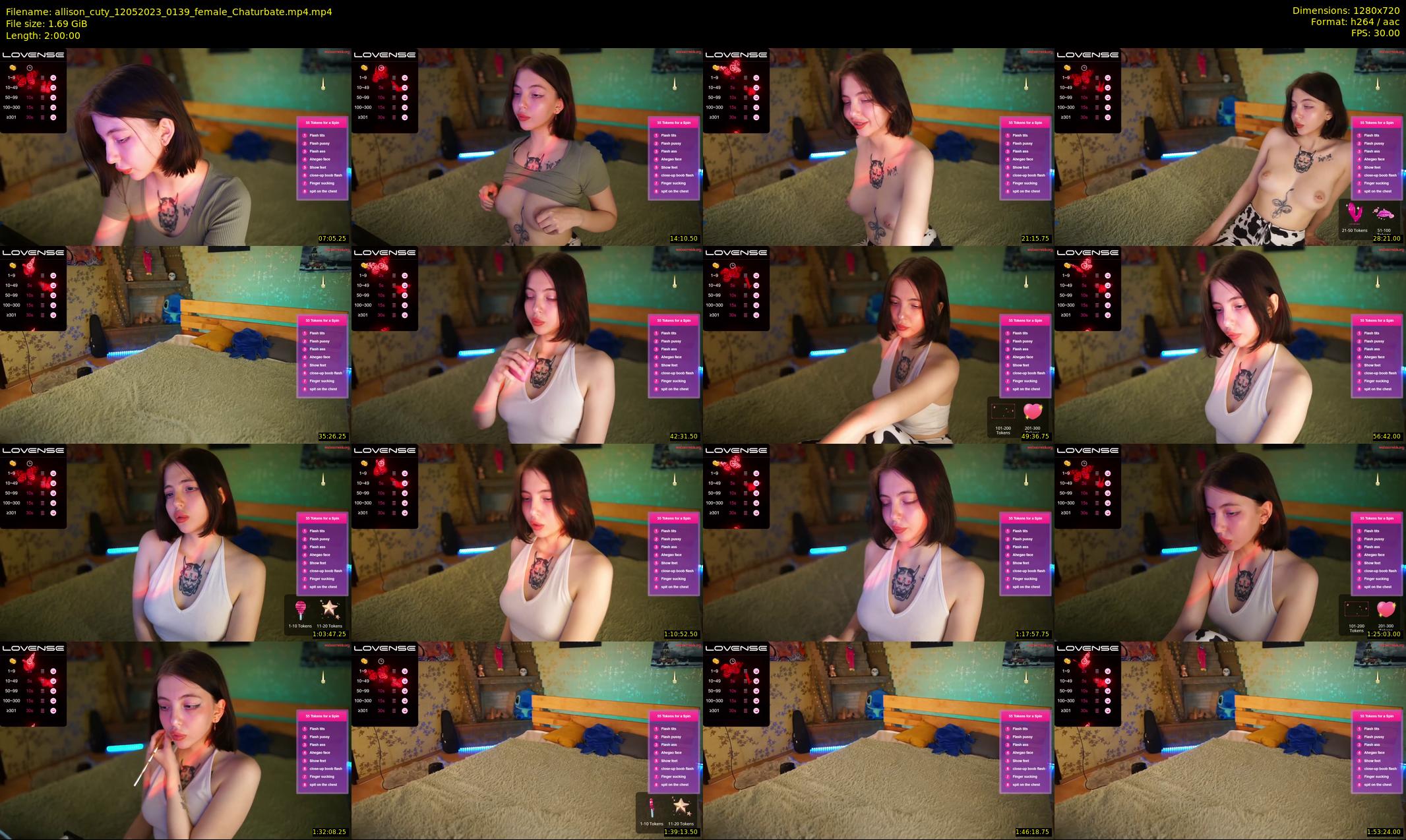 allison_cuty — 120 minute Chaturbate female cam show recording, 720p, May 12, 2023