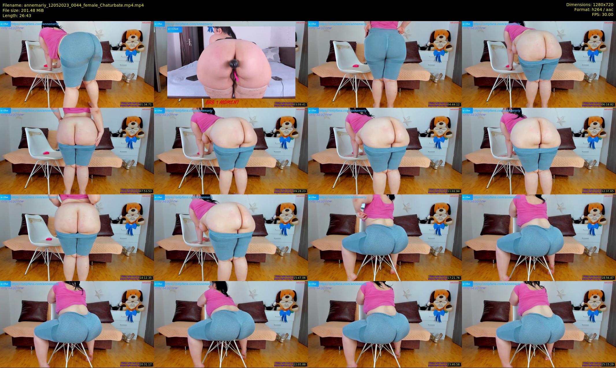 annemariy — 27 minute Chaturbate female cam show recording, 720p, May 12, 2023