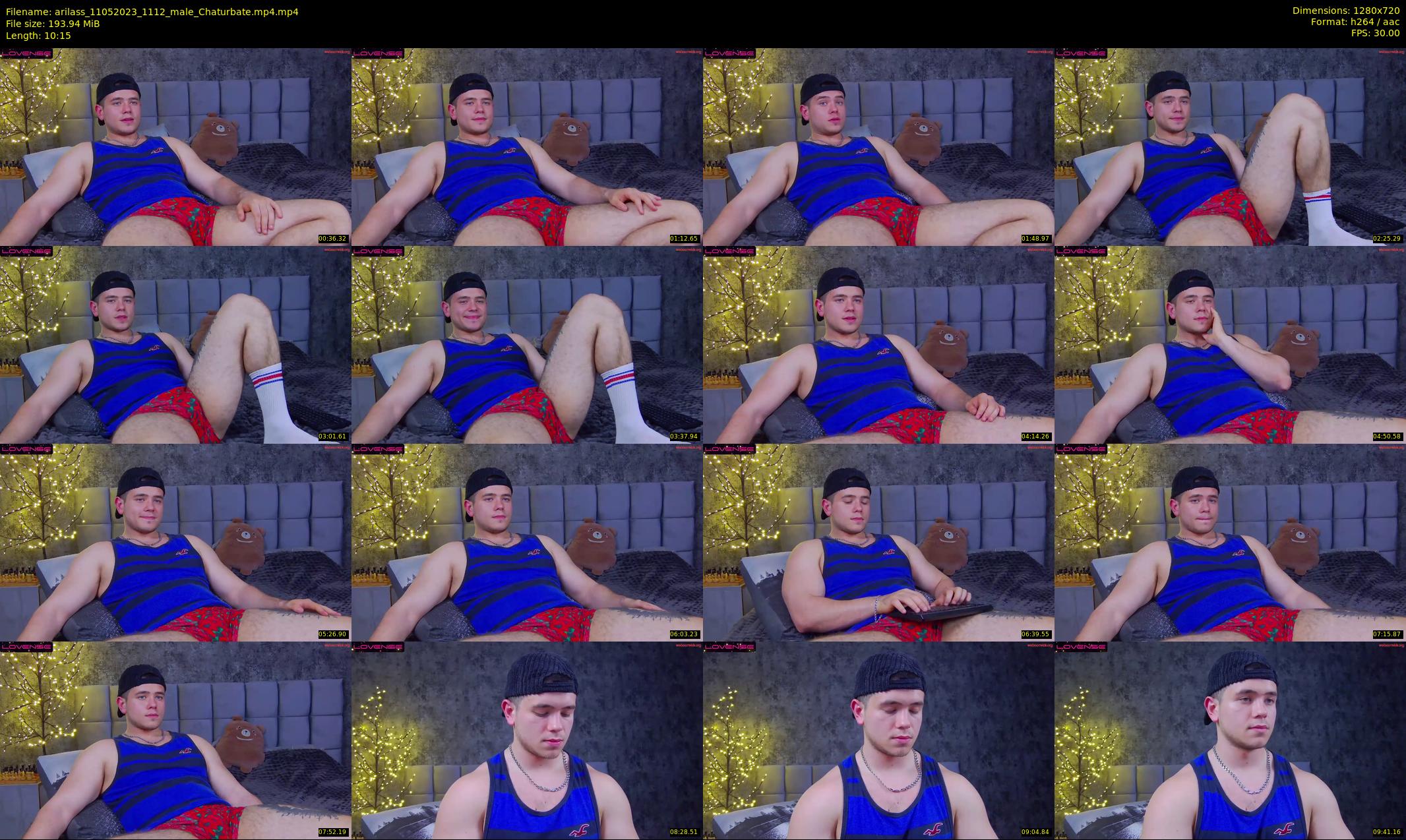 arilass — 11 minute Chaturbate male cam show recording, 720p, May 11, 2023