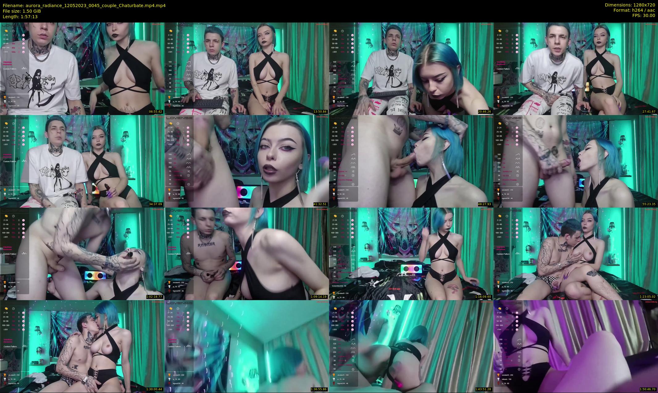 aurora_radiance — 118 minute Chaturbate couple cam show recording, 720p, May 12, 2023