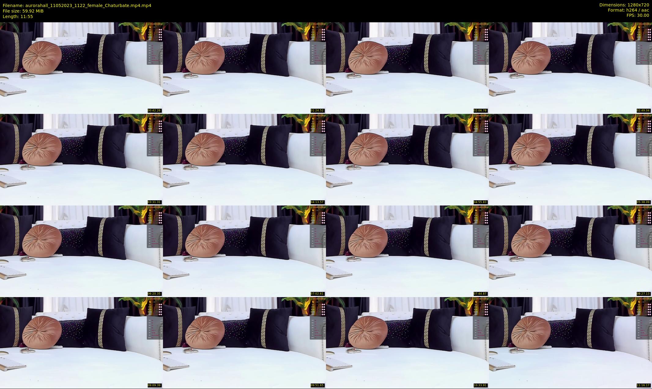 aurorahall — 12 minute Chaturbate female cam show recording, 720p, May 11, 2023