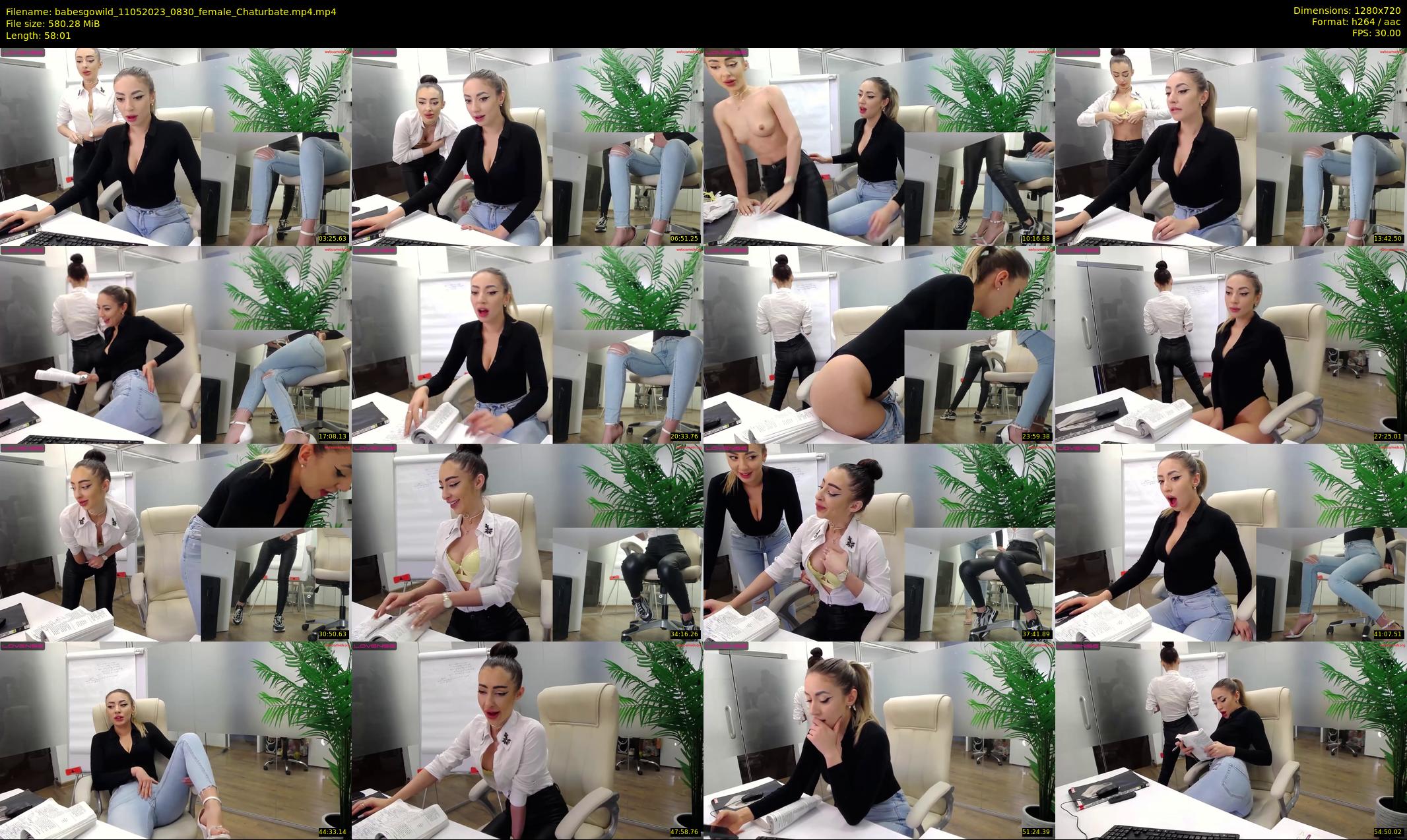 babesgowild — 59 minute Chaturbate couple cam show recording, 720p, May 11, 2023