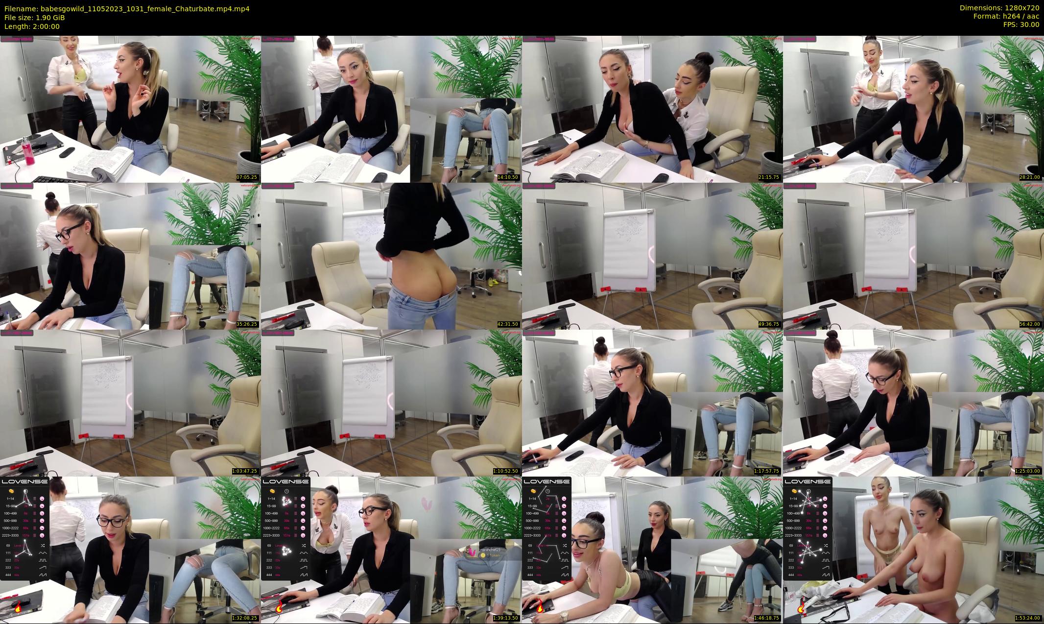 babesgowild — 120 minute Chaturbate couple cam show recording, 720p, May 11, 2023