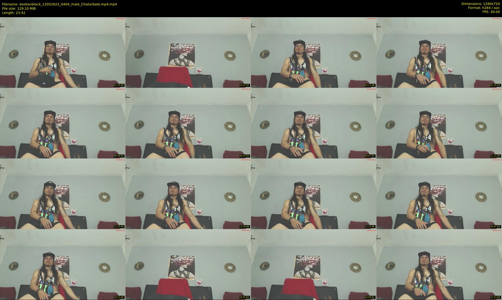bastianblack — 24 minute Chaturbate male cam show recording, 720p, May 12, 2023