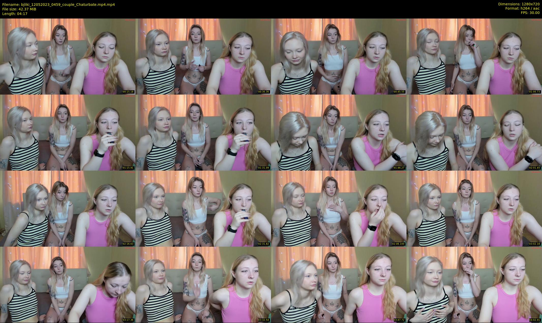 bjliki — 5 minute Chaturbate couple cam show recording, 720p, May 12, 2023