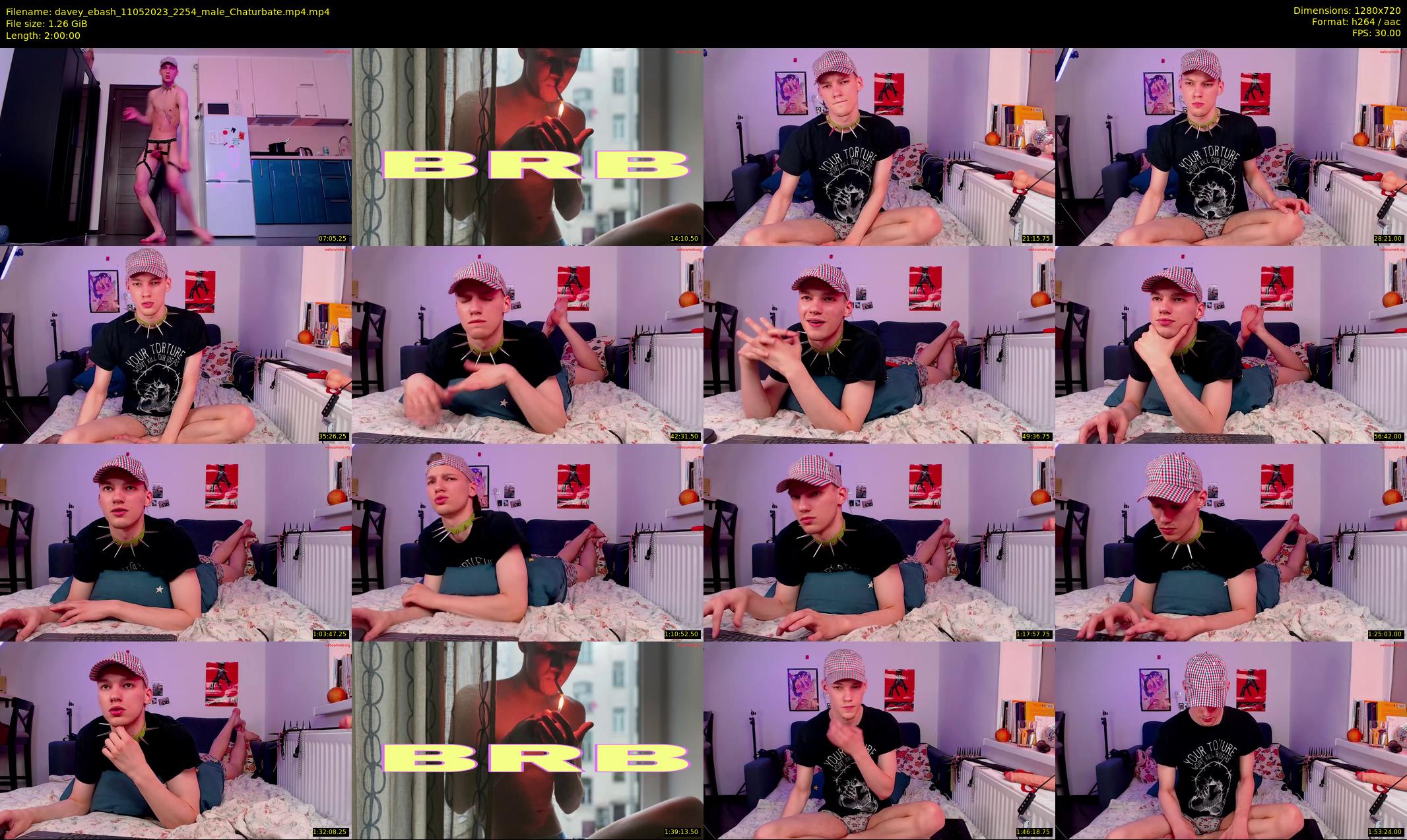 davey_ebash — 120 minute Chaturbate male cam show recording, 720p, May 11, 2023