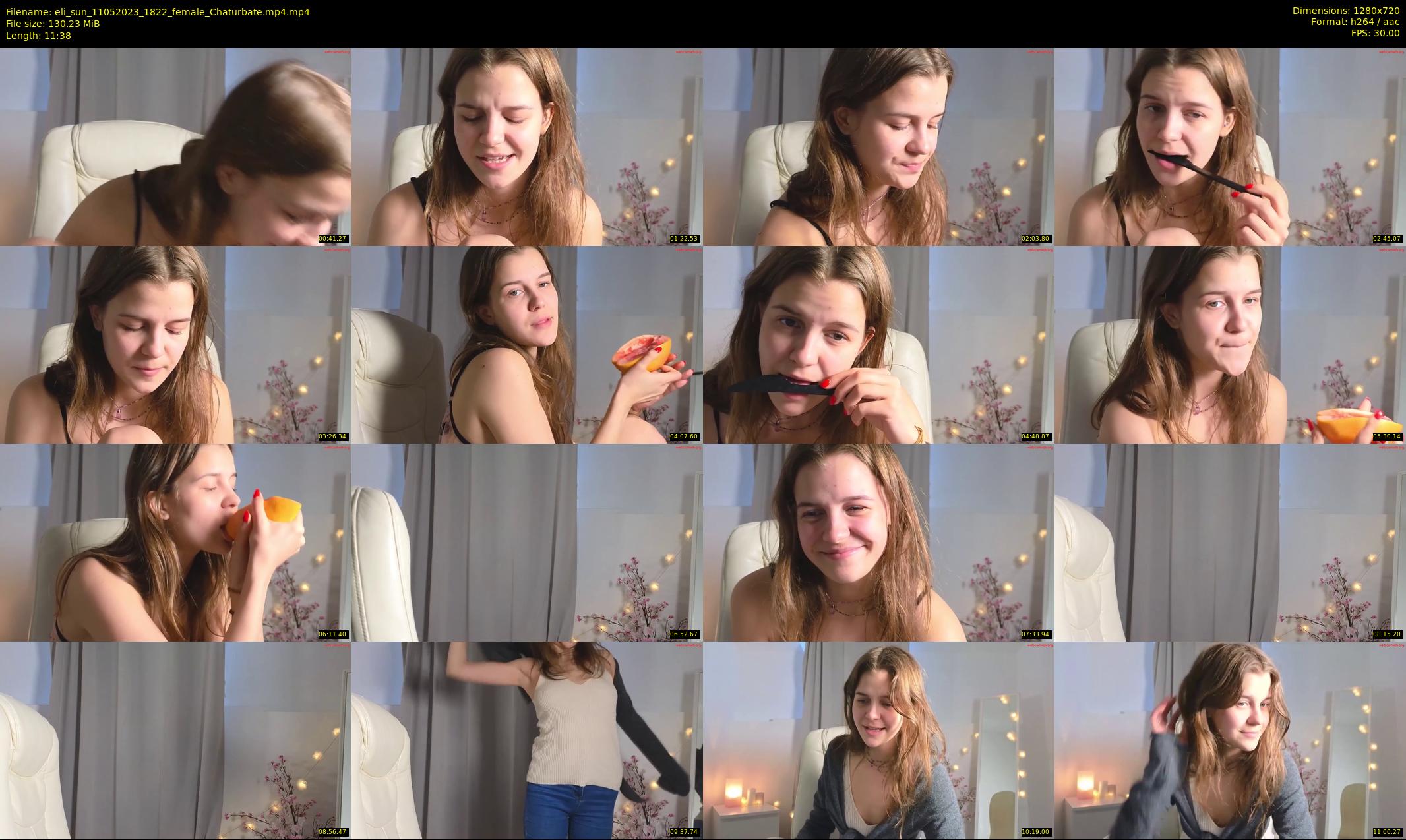 eli_sun — 12 minute Chaturbate female cam show recording, 720p, May 11, 2023