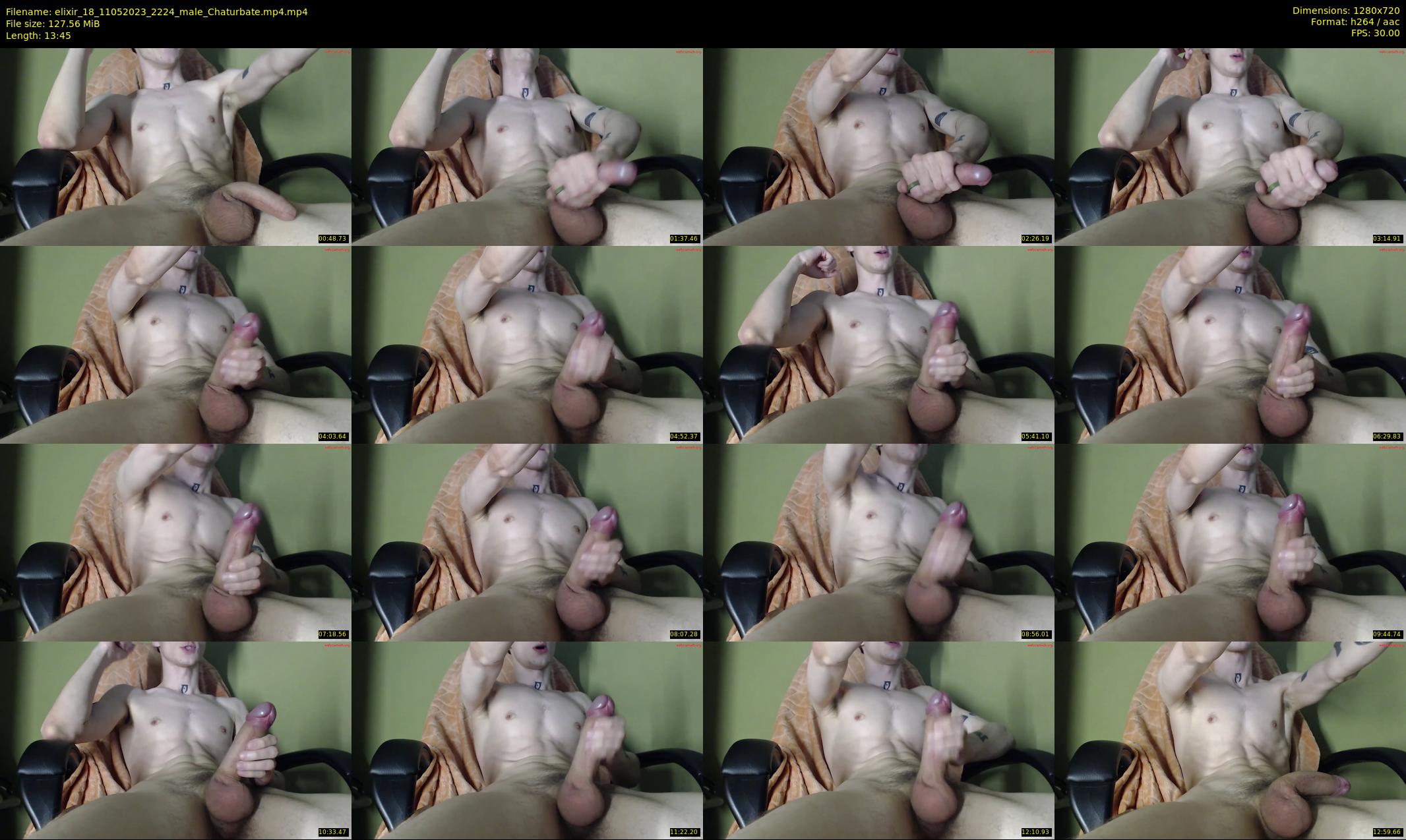 elixir_18 — 14 minute Chaturbate male cam show recording, 720p, May 11, 2023