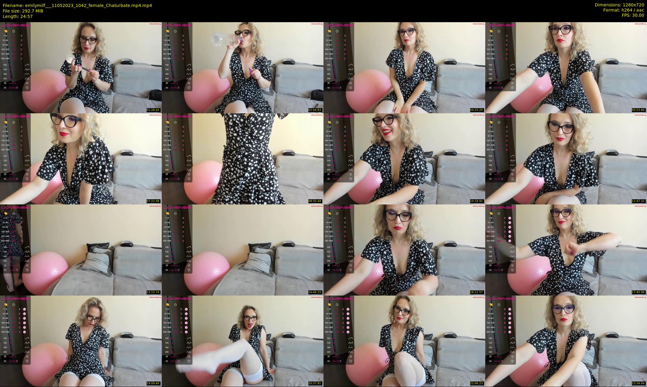emilymilf__ — 25 minute Chaturbate female cam show recording, 720p, May 11, 2023