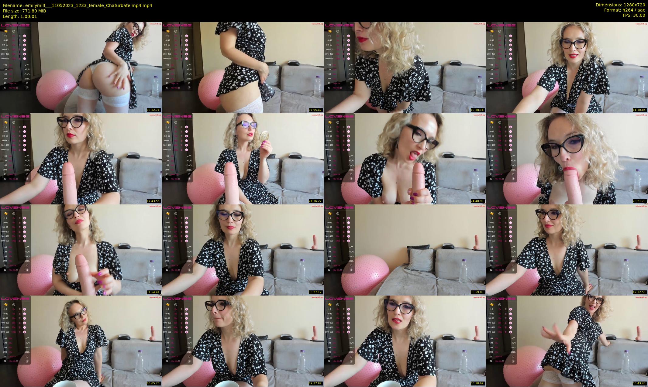 emilymilf__ — 61 minute Chaturbate female cam show recording, 720p, May 11, 2023