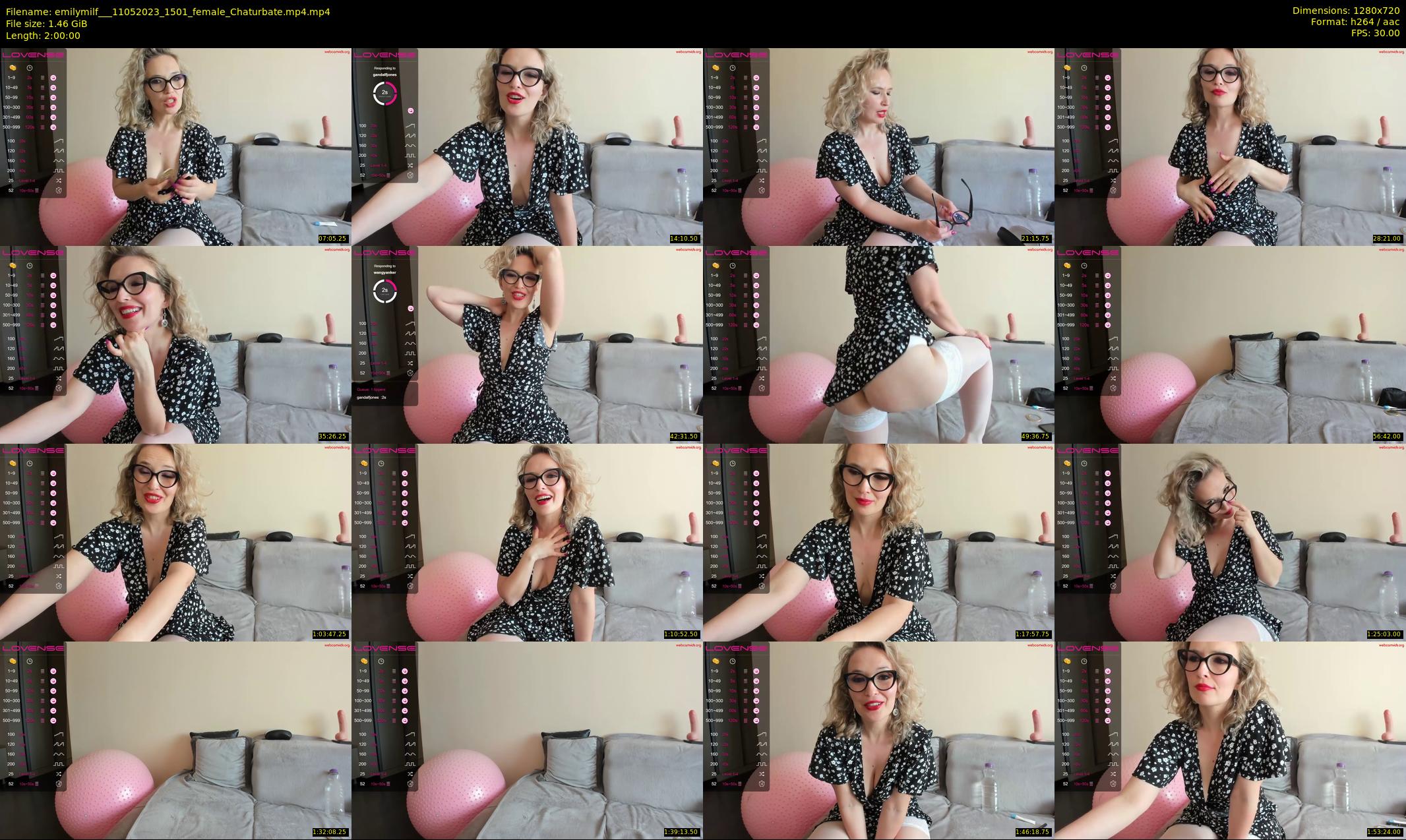 emilymilf__ — 120 minute Chaturbate female cam show recording, 720p, May 11, 2023