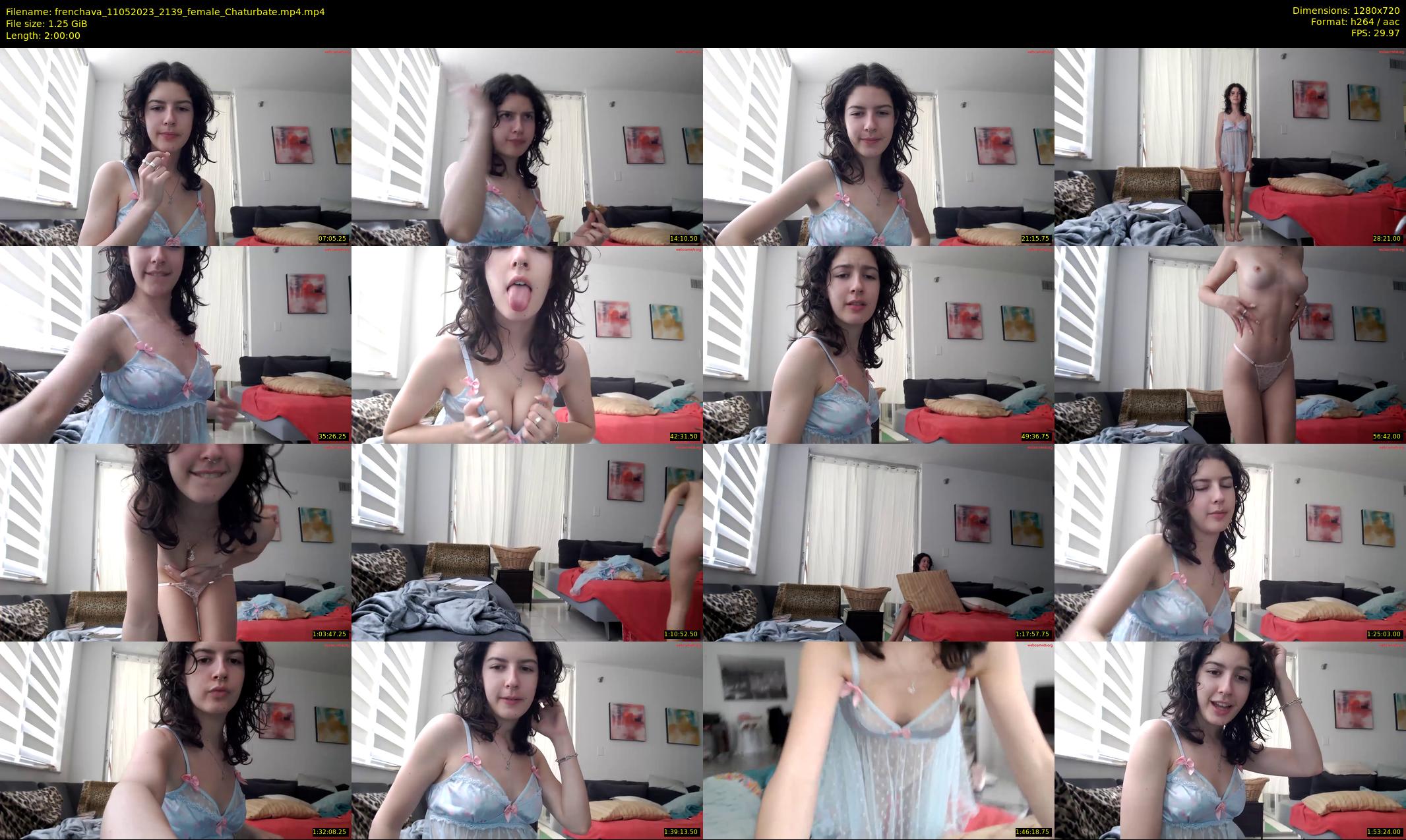 frenchava — 120 minute Chaturbate female cam show recording, 720p, May 11, 2023