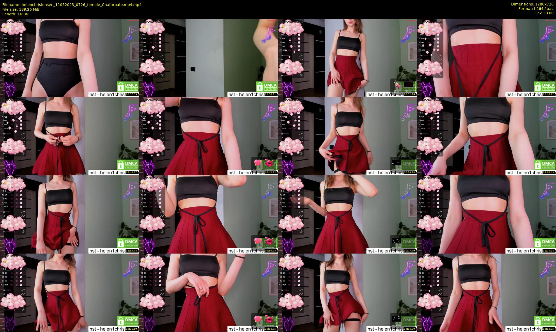 helenchristensen — 17 minute Chaturbate female cam show recording, 720p, May 11, 2023