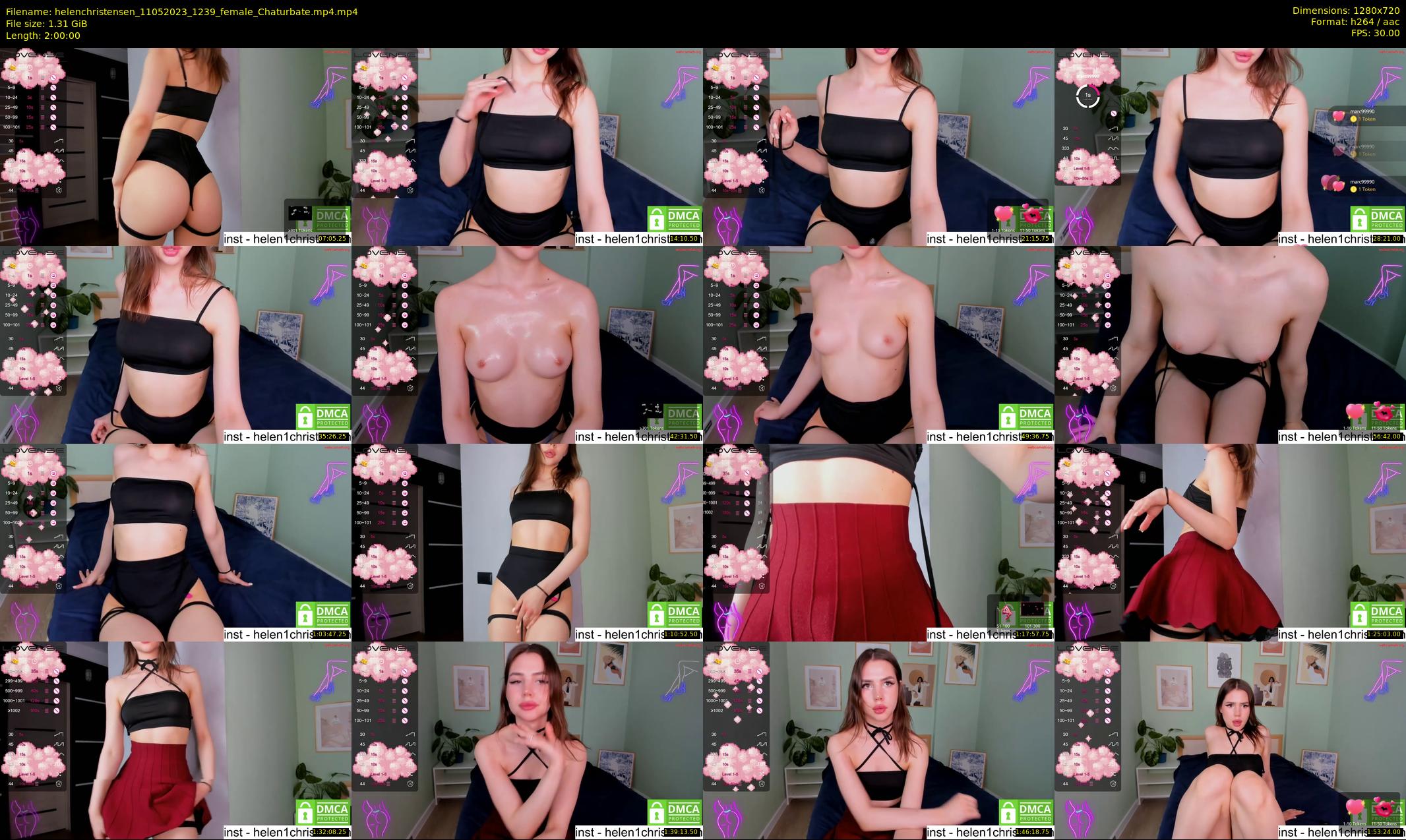 helenchristensen — 120 minute Chaturbate female cam show recording, 720p, May 11, 2023