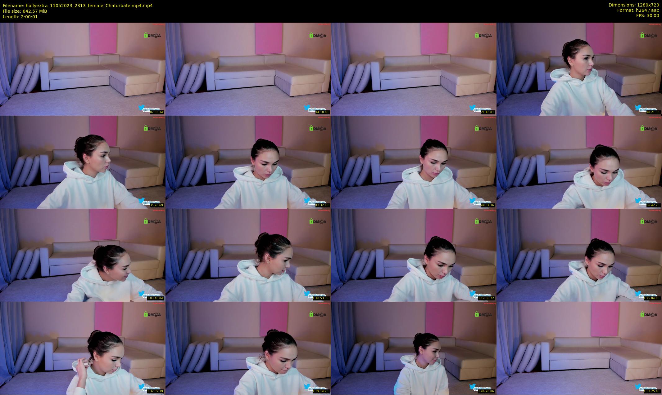 hollyextra — 121 minute Chaturbate female cam show recording, 720p, May 11, 2023