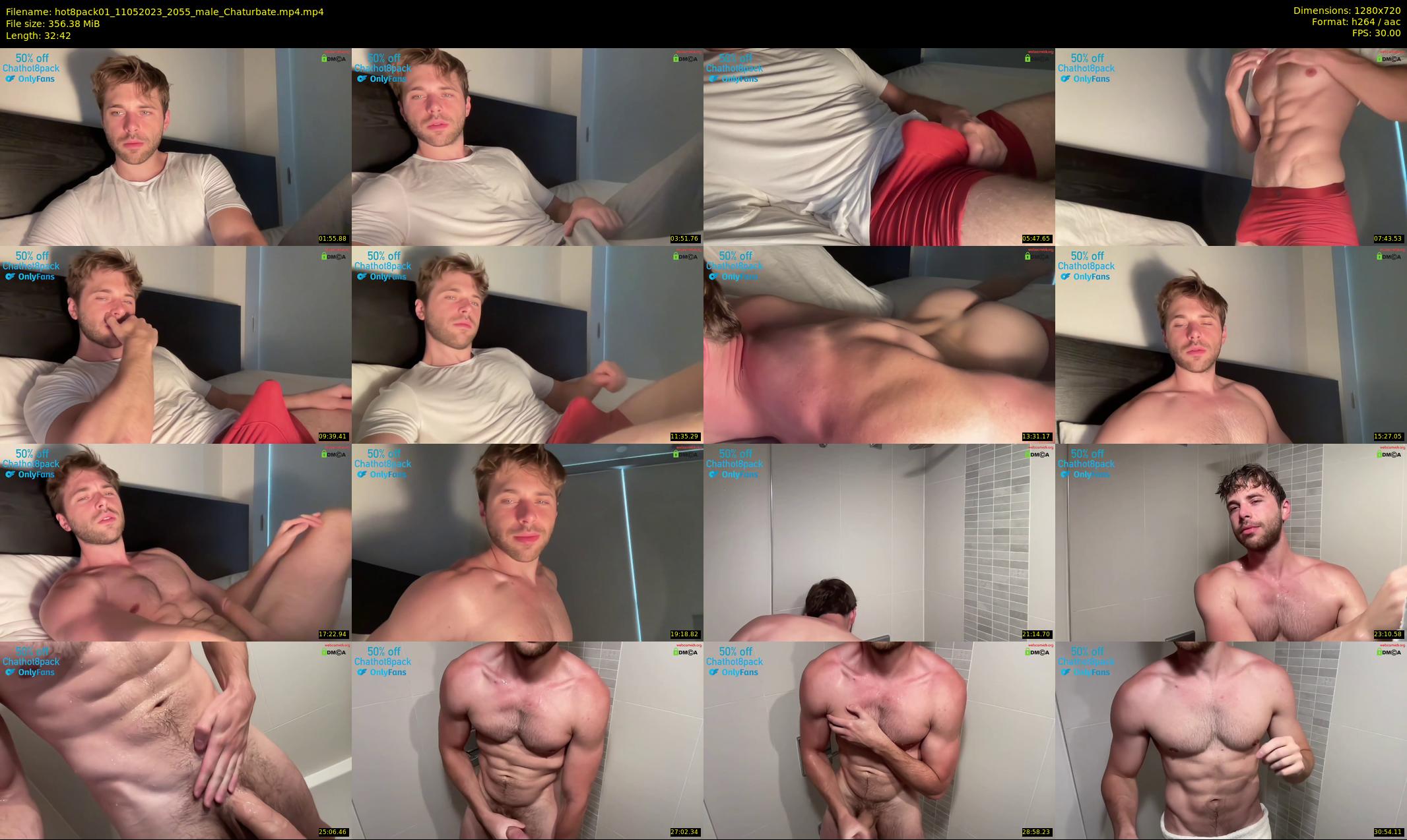 hot8pack01 — 33 minute Chaturbate male cam show recording, 720p, May 11, 2023