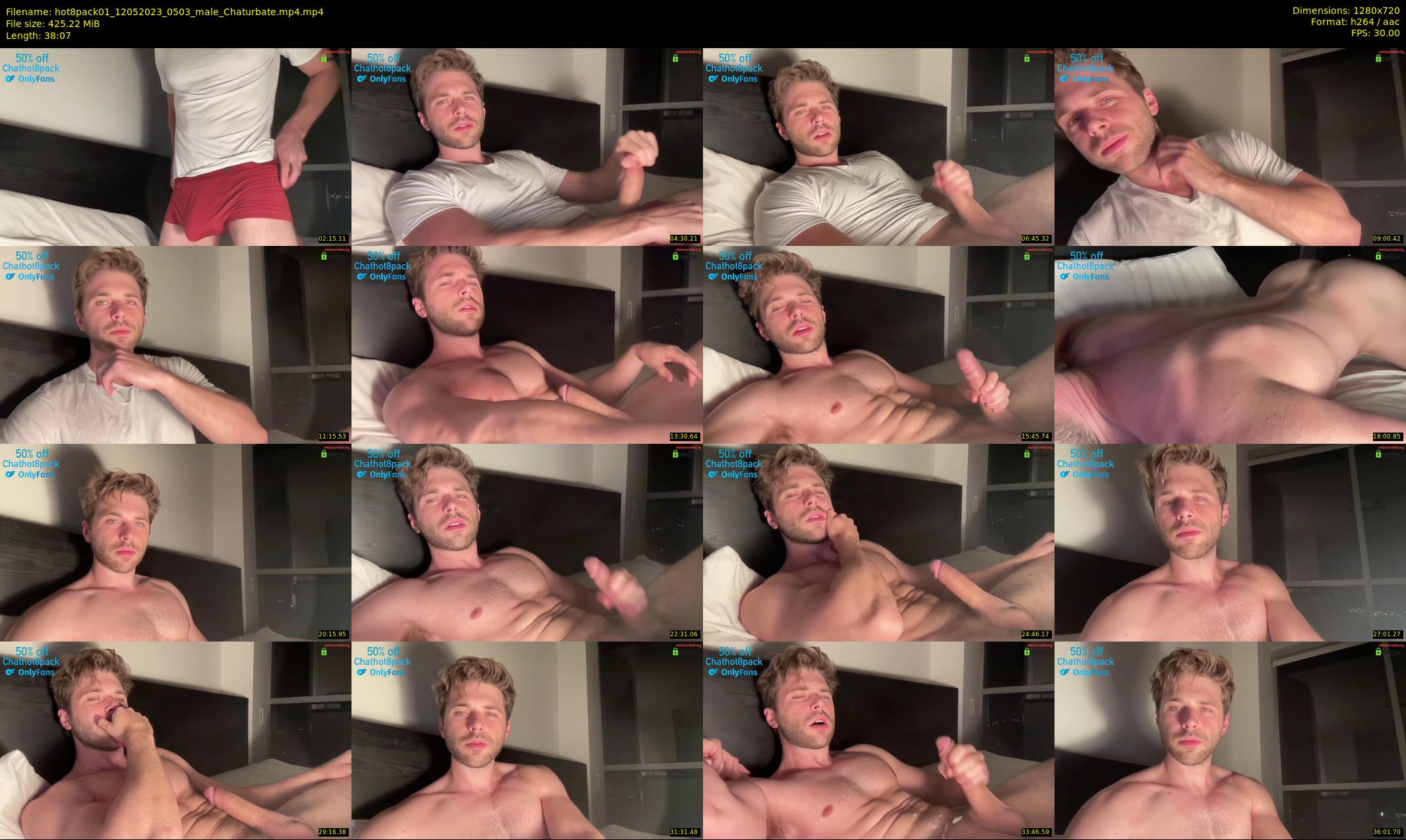 hot8pack01 — 39 minute Chaturbate male cam show recording, 720p, May 12, 2023