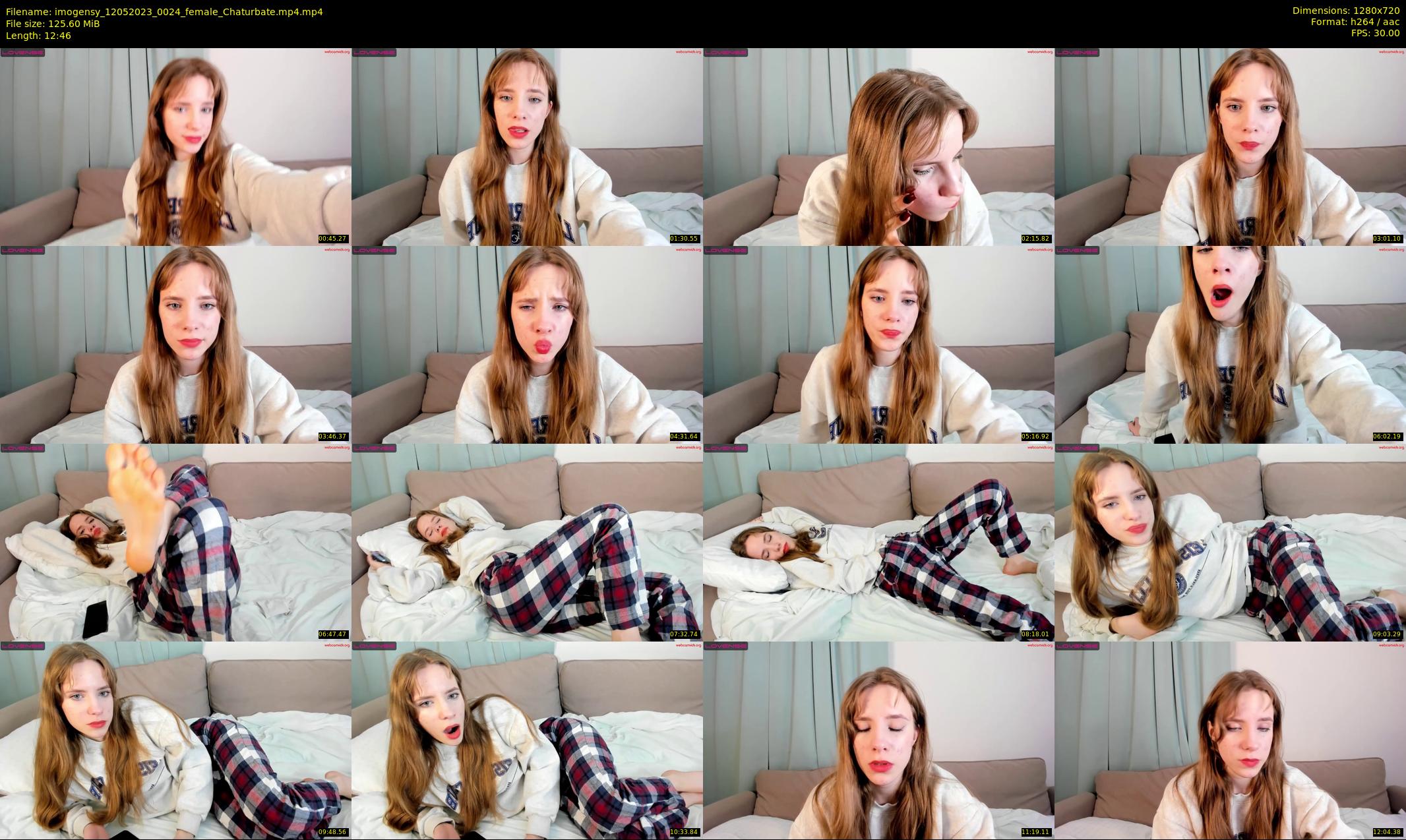 imogensy — 13 minute Chaturbate female cam show recording, 720p, May 12, 2023