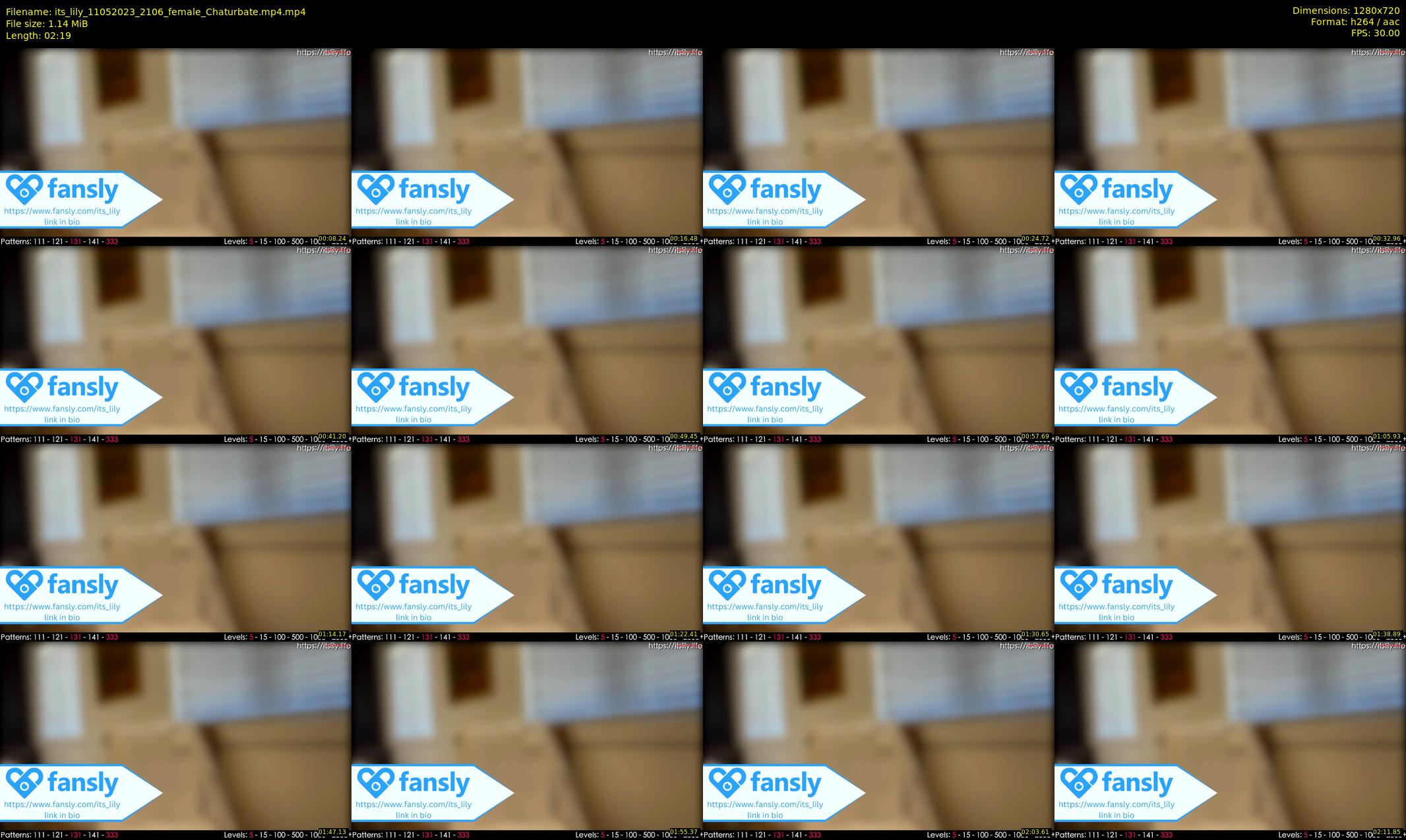 its_lily — 3 minute Chaturbate female cam show recording, 720p, May 11, 2023