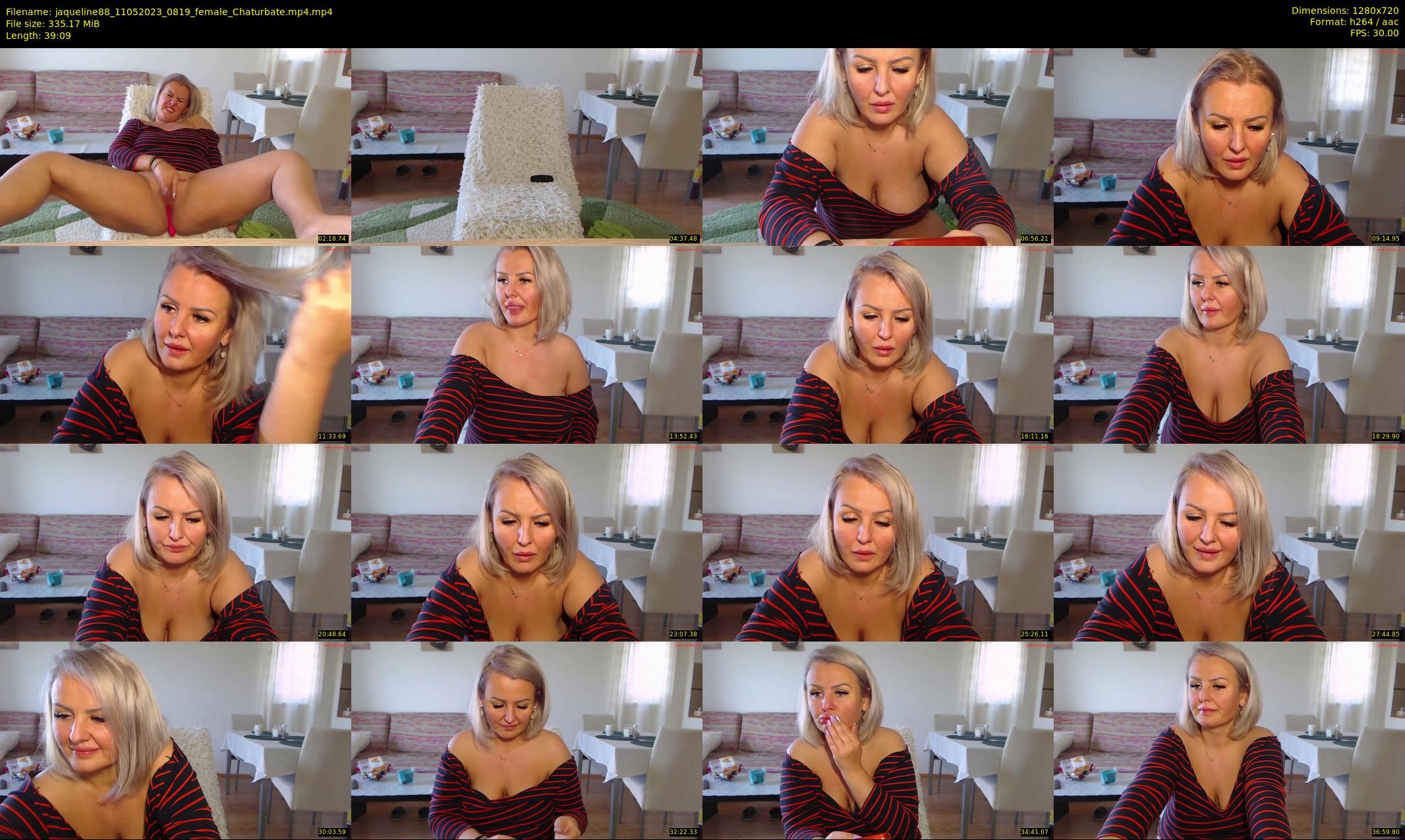 jaqueline88 — 40 minute Chaturbate female cam show recording, 720p, May 11, 2023