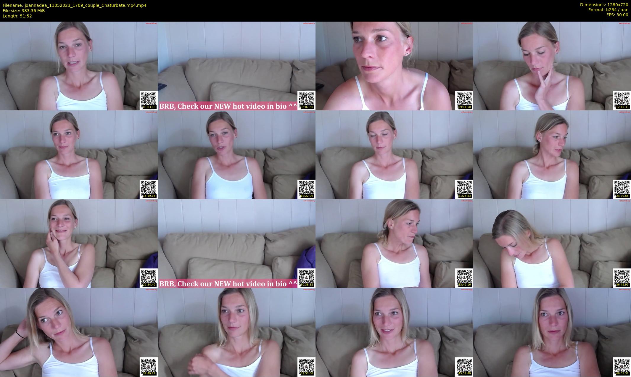 joannadea — 52 minute Chaturbate female cam show recording, 720p, May 11, 2023
