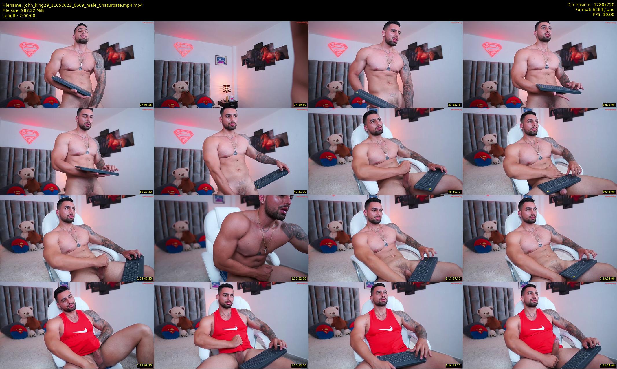 john_king29 — 120 minute Chaturbate male cam show recording, 720p, May 11, 2023