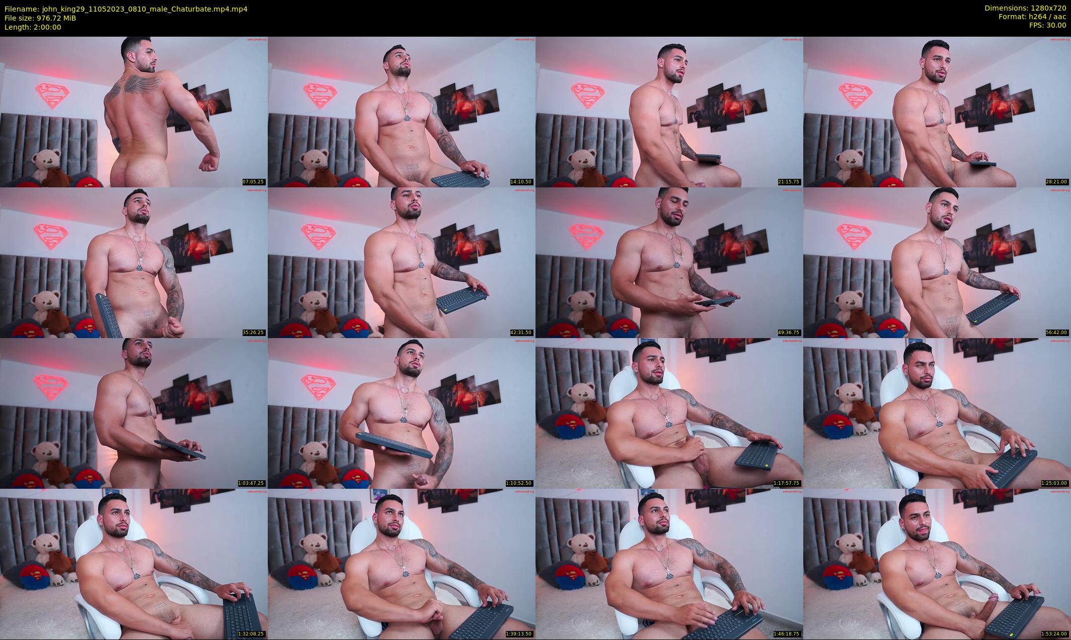 john_king29 — 120 minute Chaturbate male cam show recording, 720p, May 11, 2023