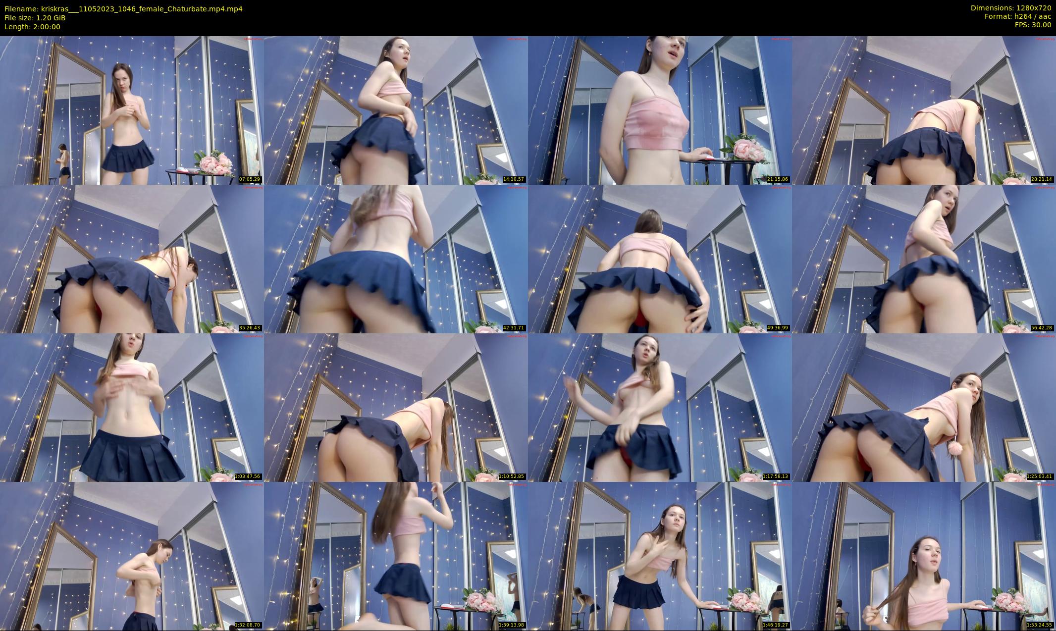 kriskras__ — 120 minute Chaturbate female cam show recording, 720p, May 11, 2023