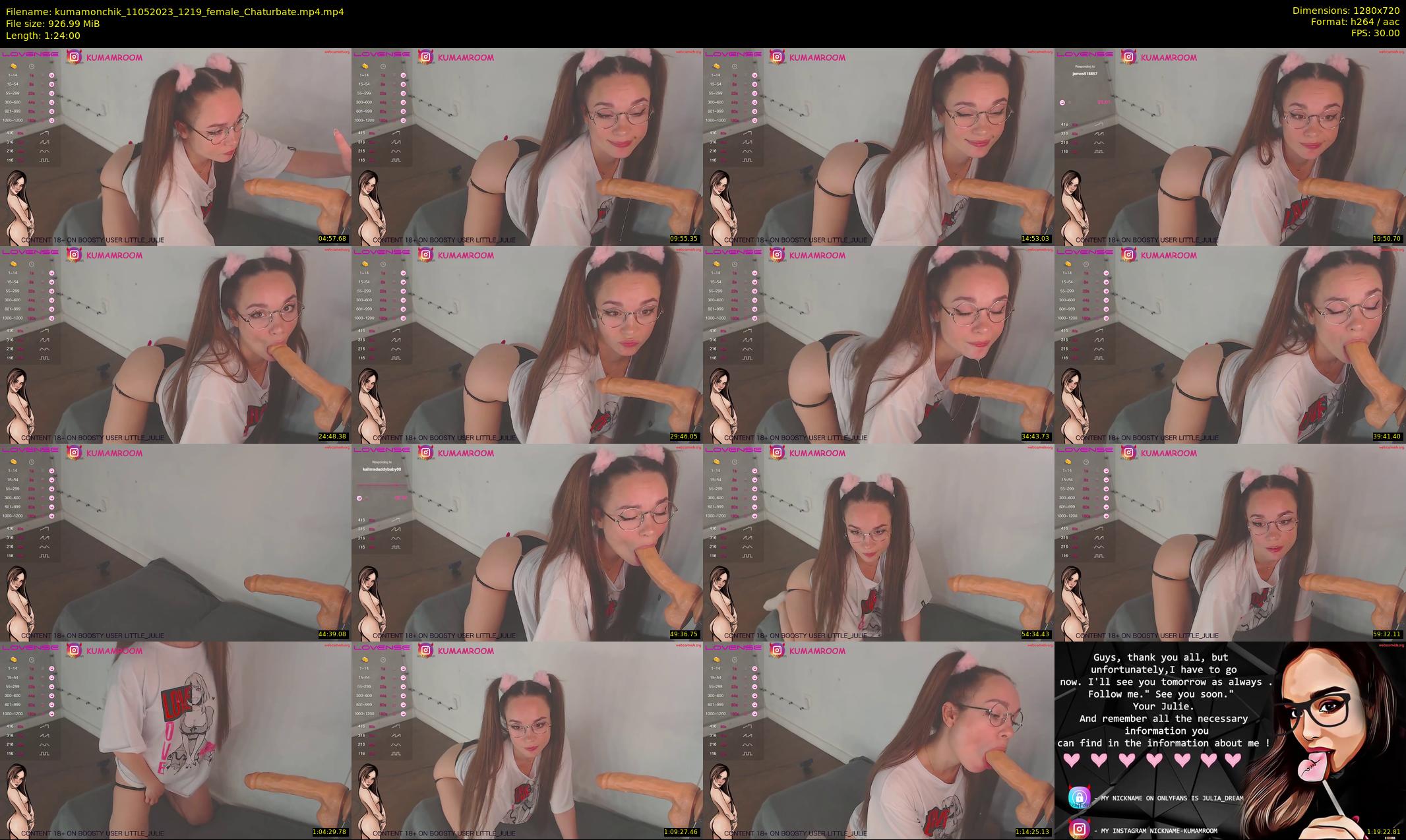 kumamonchik — 84 minute Chaturbate couple cam show recording, 720p, May 11, 2023