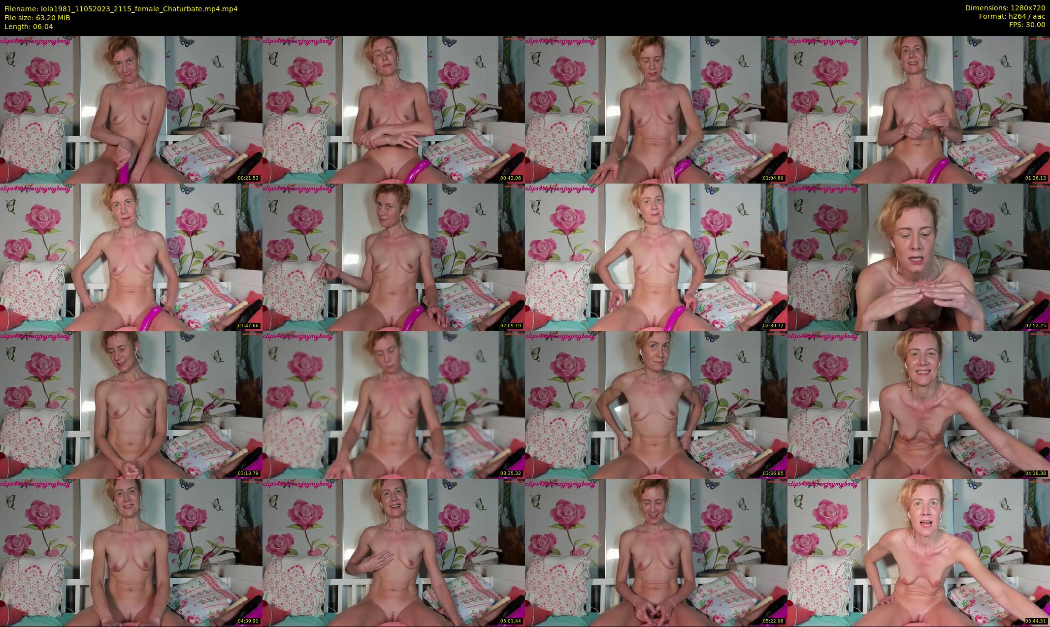lola1981 — 7 minute Chaturbate female cam show recording, 720p, May 11, 2023