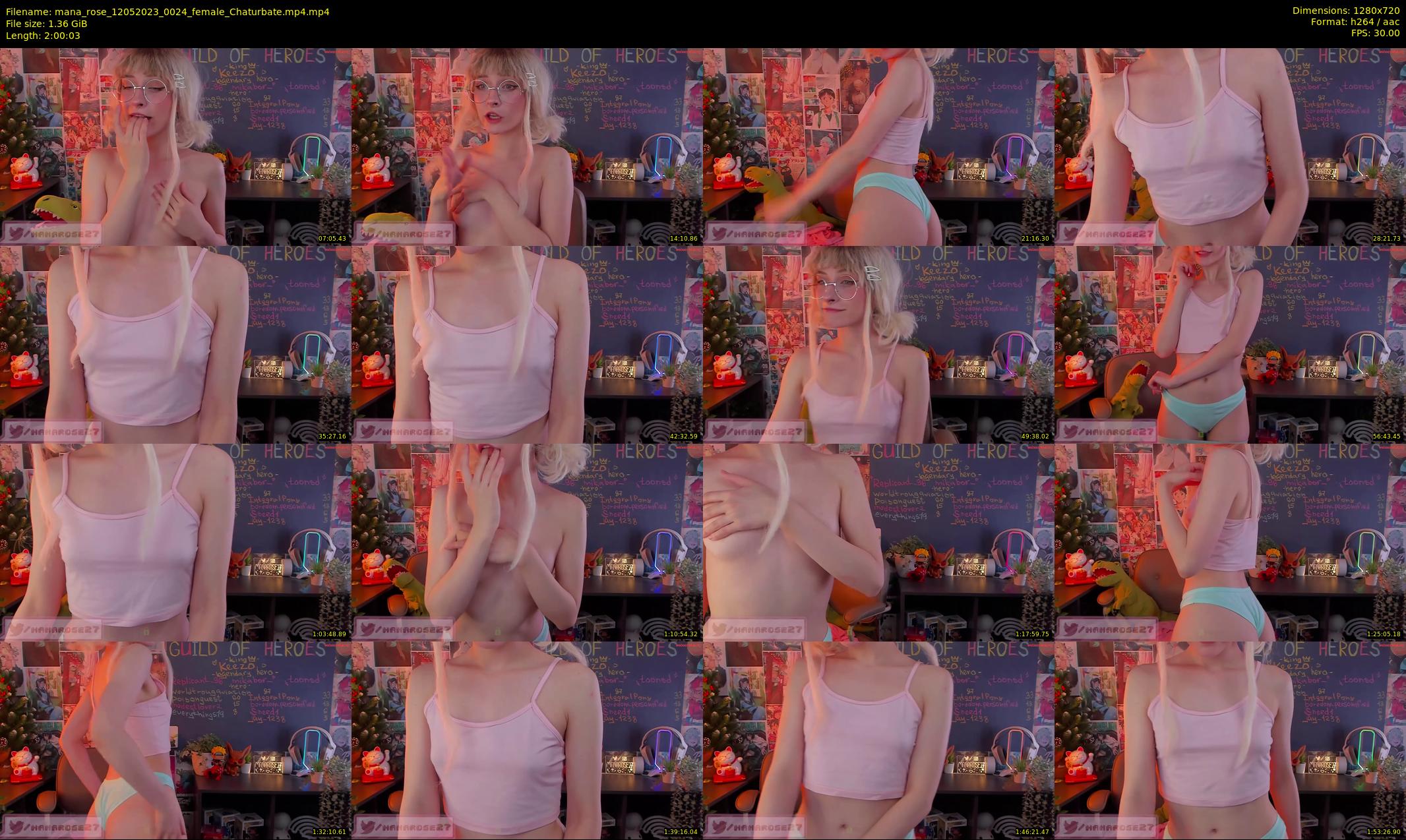 mana_rose — 121 minute Chaturbate female cam show recording, 720p, May 12, 2023