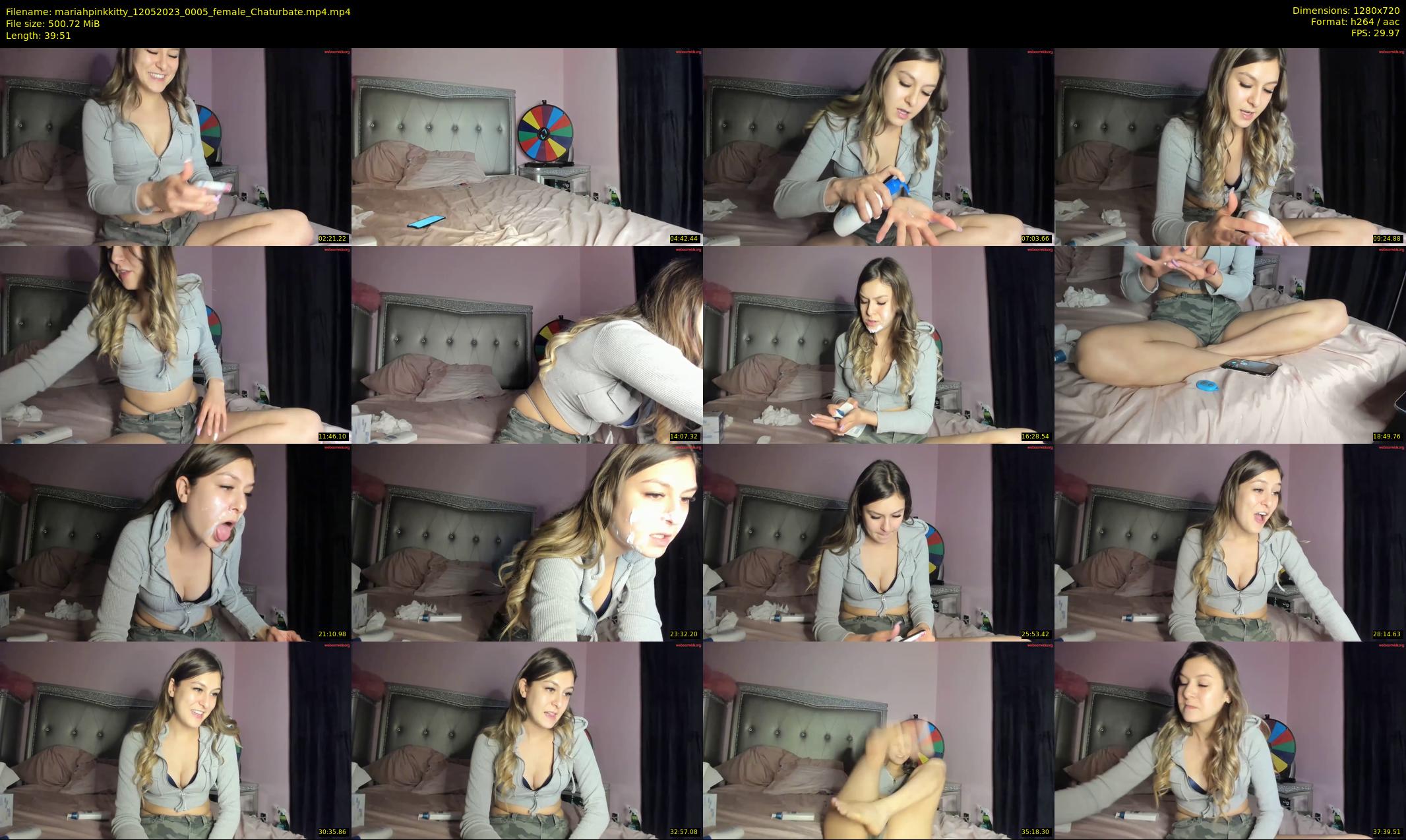 mariahpinkkitty — 40 minute Chaturbate female cam show recording, 720p, May 12, 2023