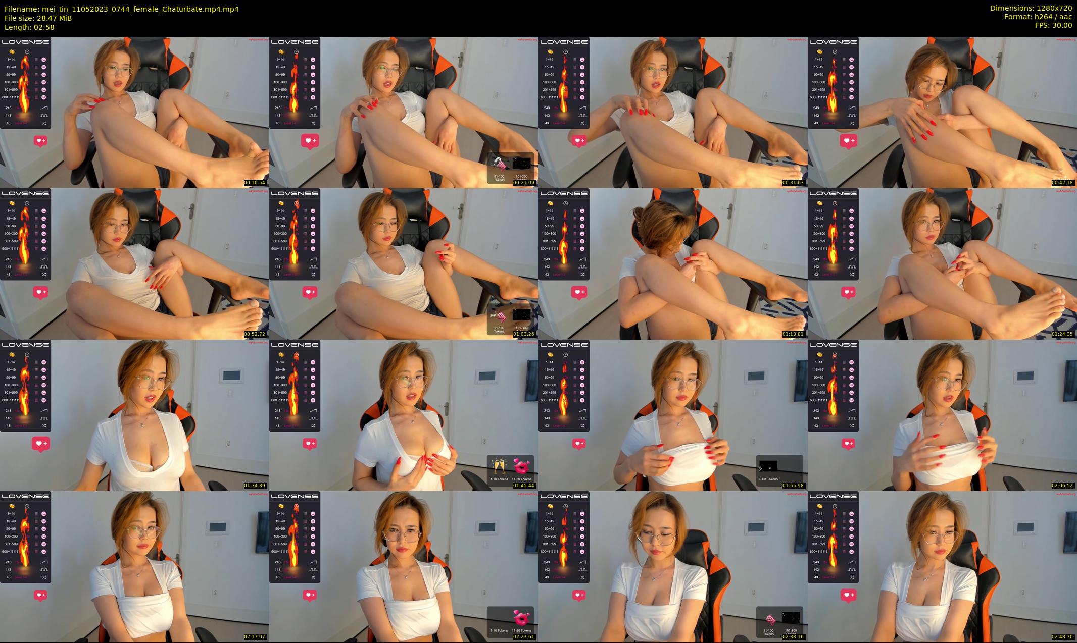 mei_tin — 3 minute Chaturbate female cam show recording, 720p, May 11, 2023
