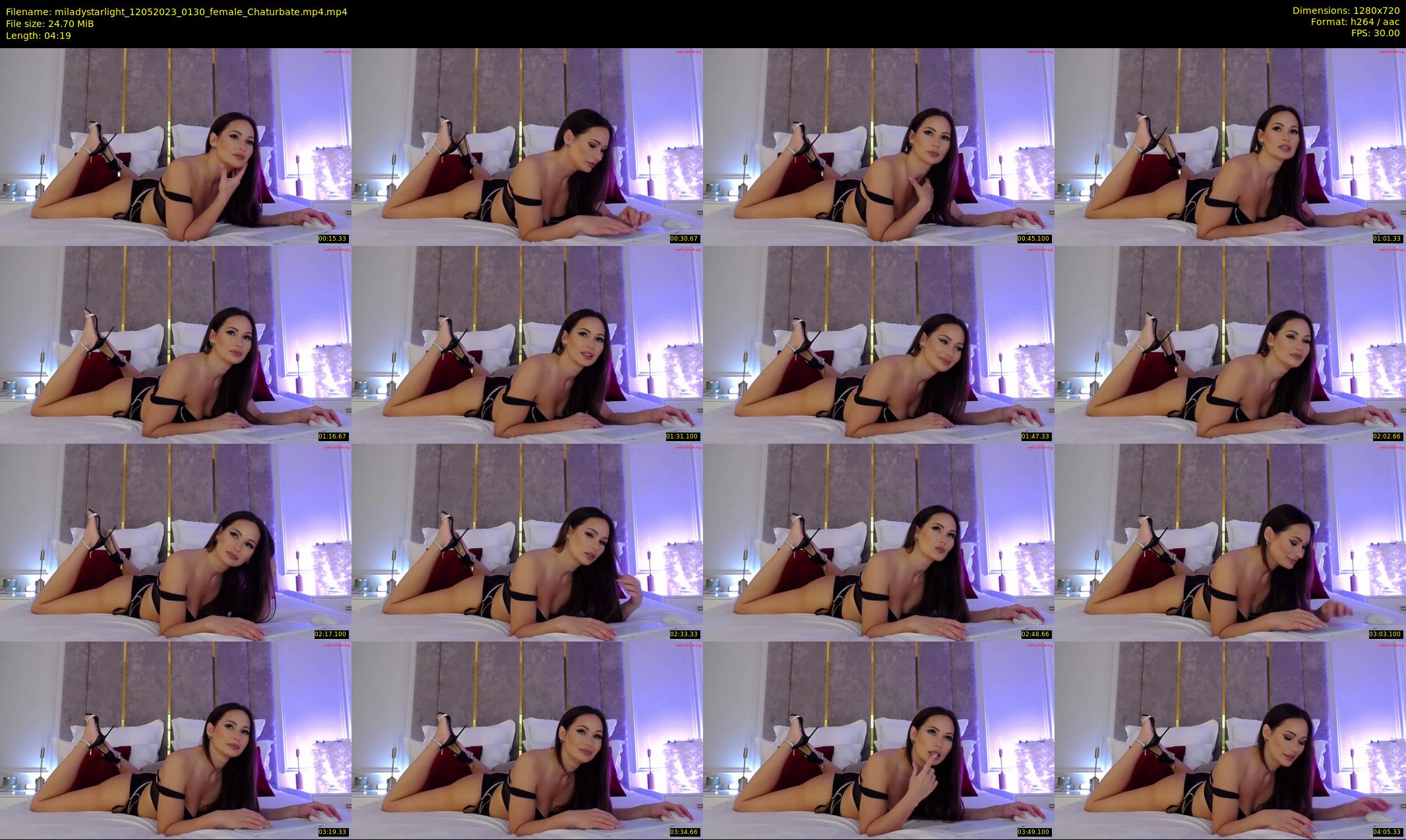 miladystarlight — 5 minute Chaturbate female cam show recording, 720p, May 12, 2023