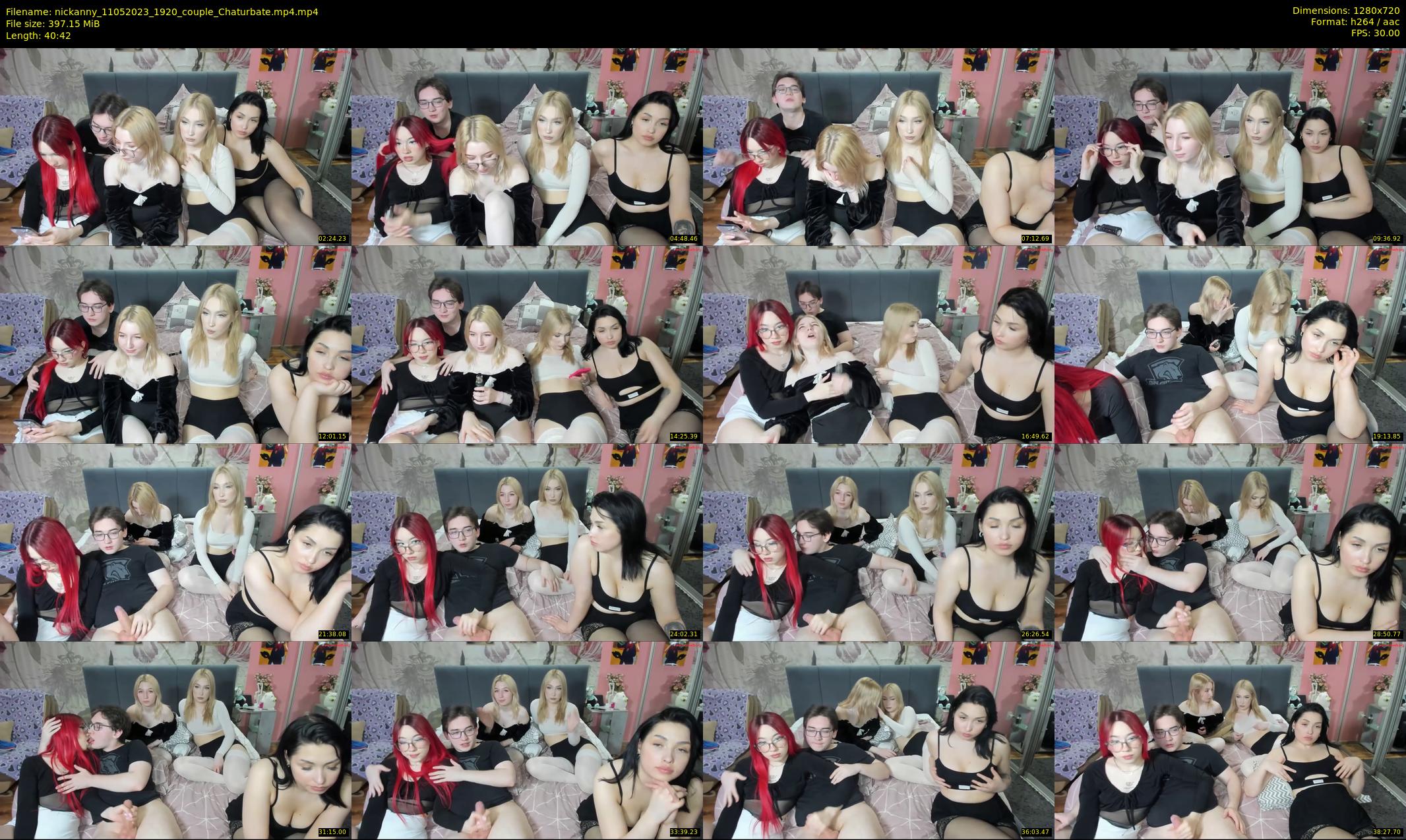 nickanny — 41 minute Chaturbate couple cam show recording, 720p, May 11, 2023