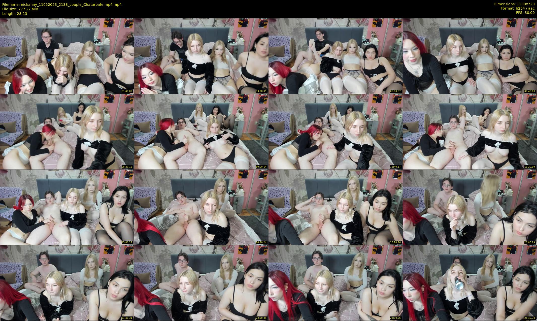nickanny — 29 minute Chaturbate couple cam show recording, 720p, May 11, 2023