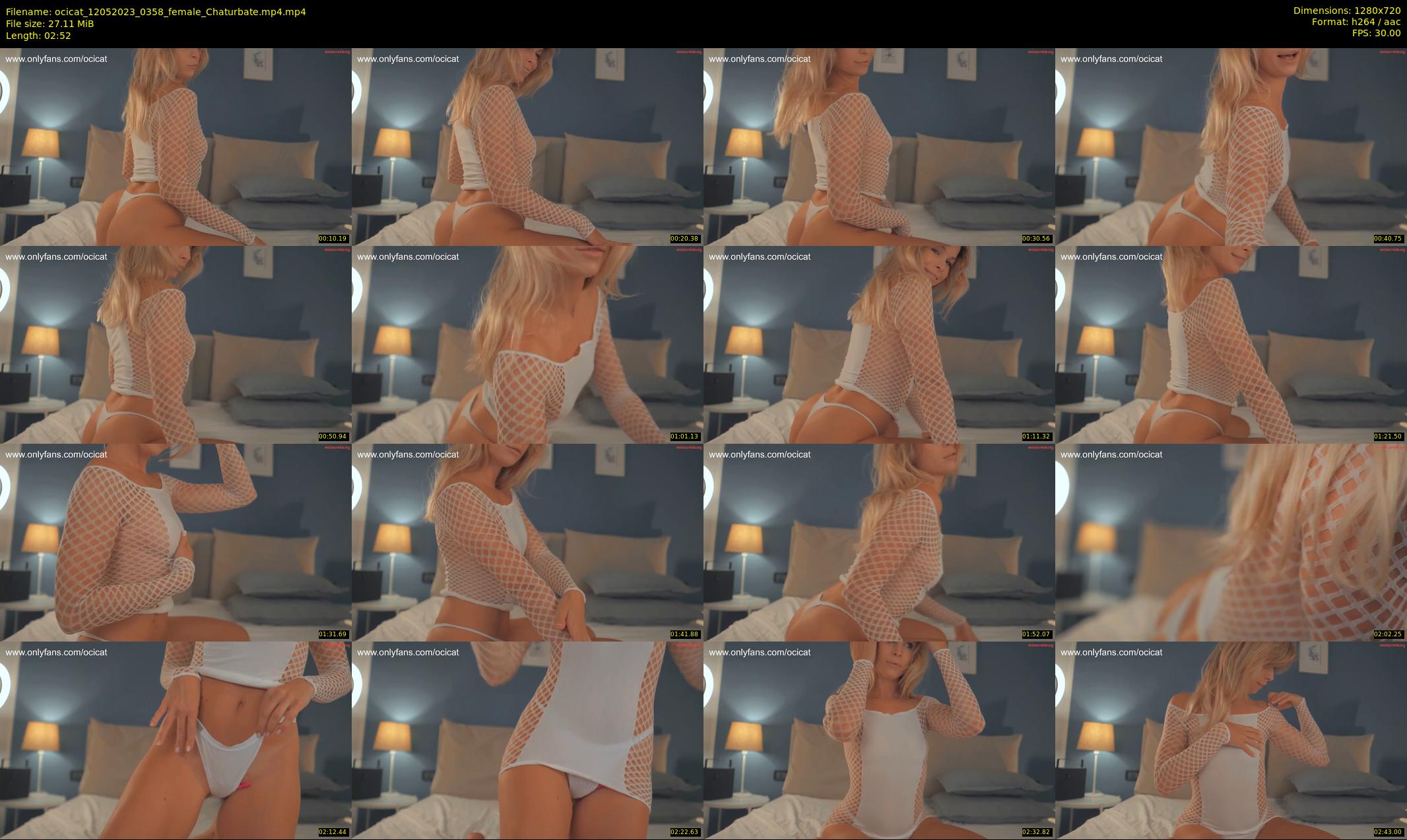 ocicat — 3 minute Chaturbate female cam show recording, 720p, May 12, 2023
