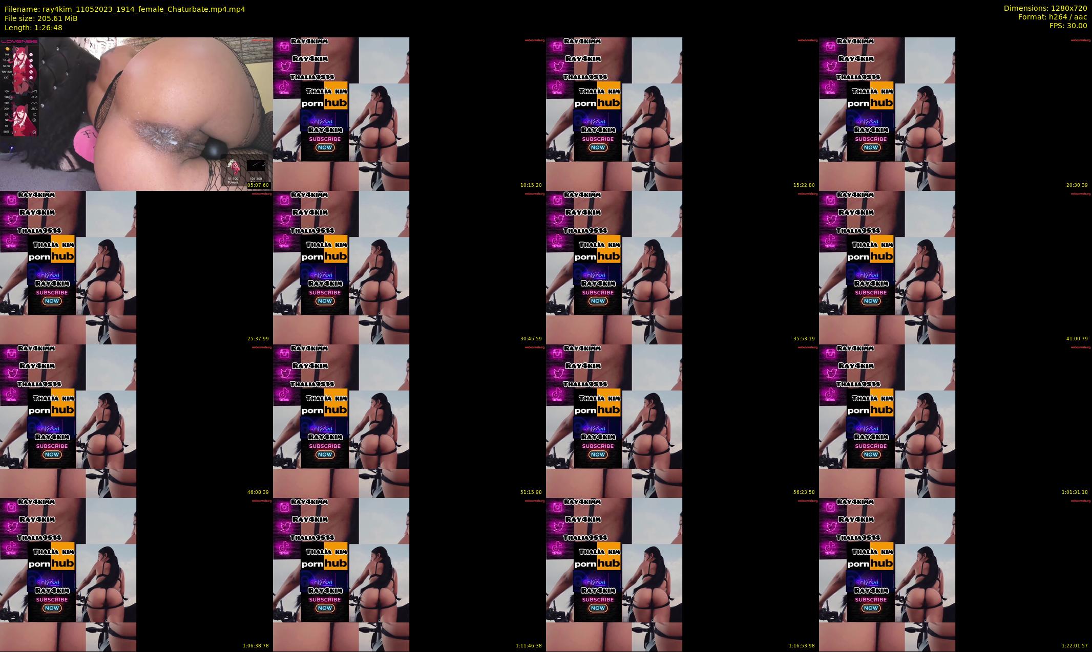 ray4kim — 87 minute Chaturbate couple cam show recording, 720p, May 11, 2023