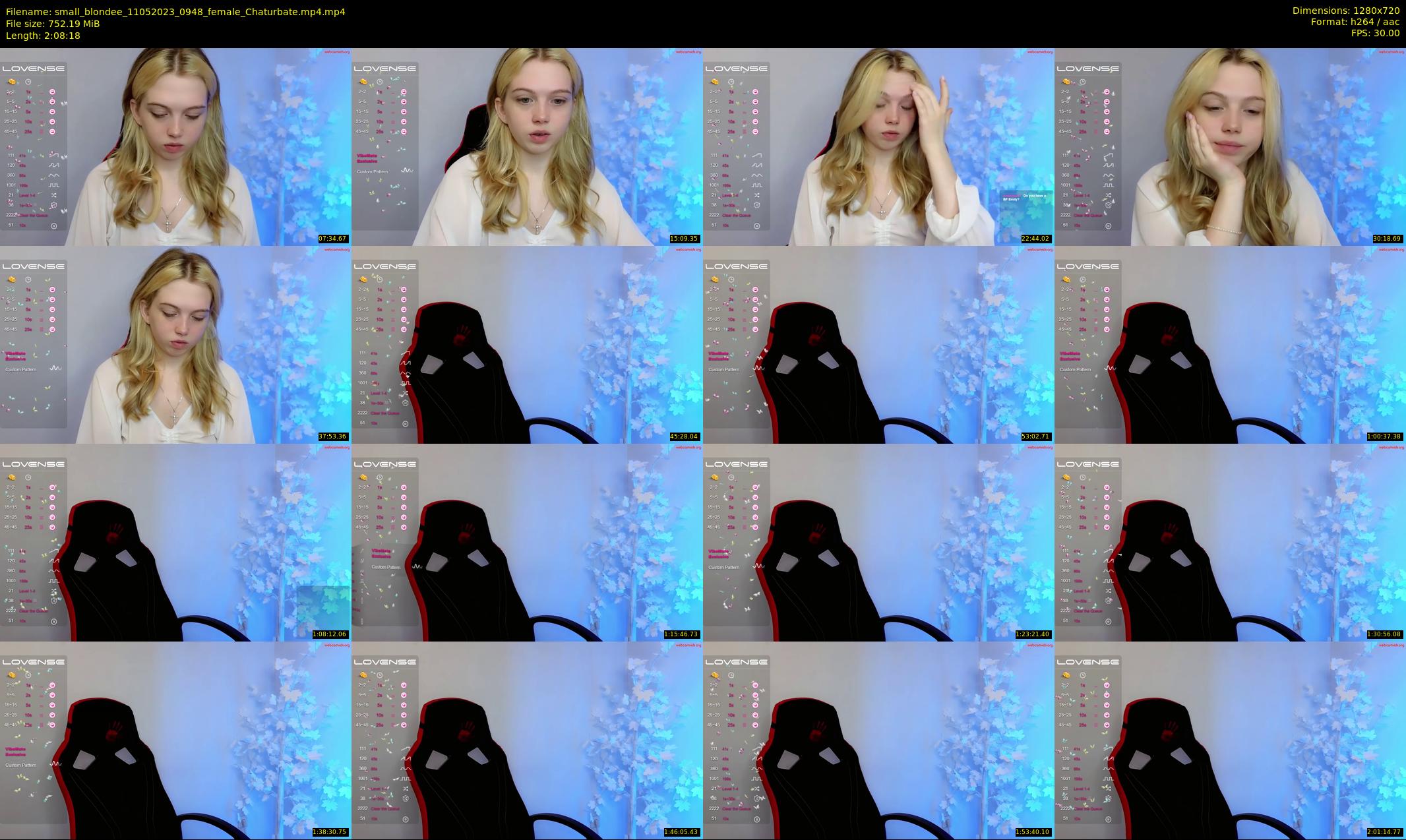 small_blondee — 129 minute Chaturbate female cam show recording, 720p, May 11, 2023