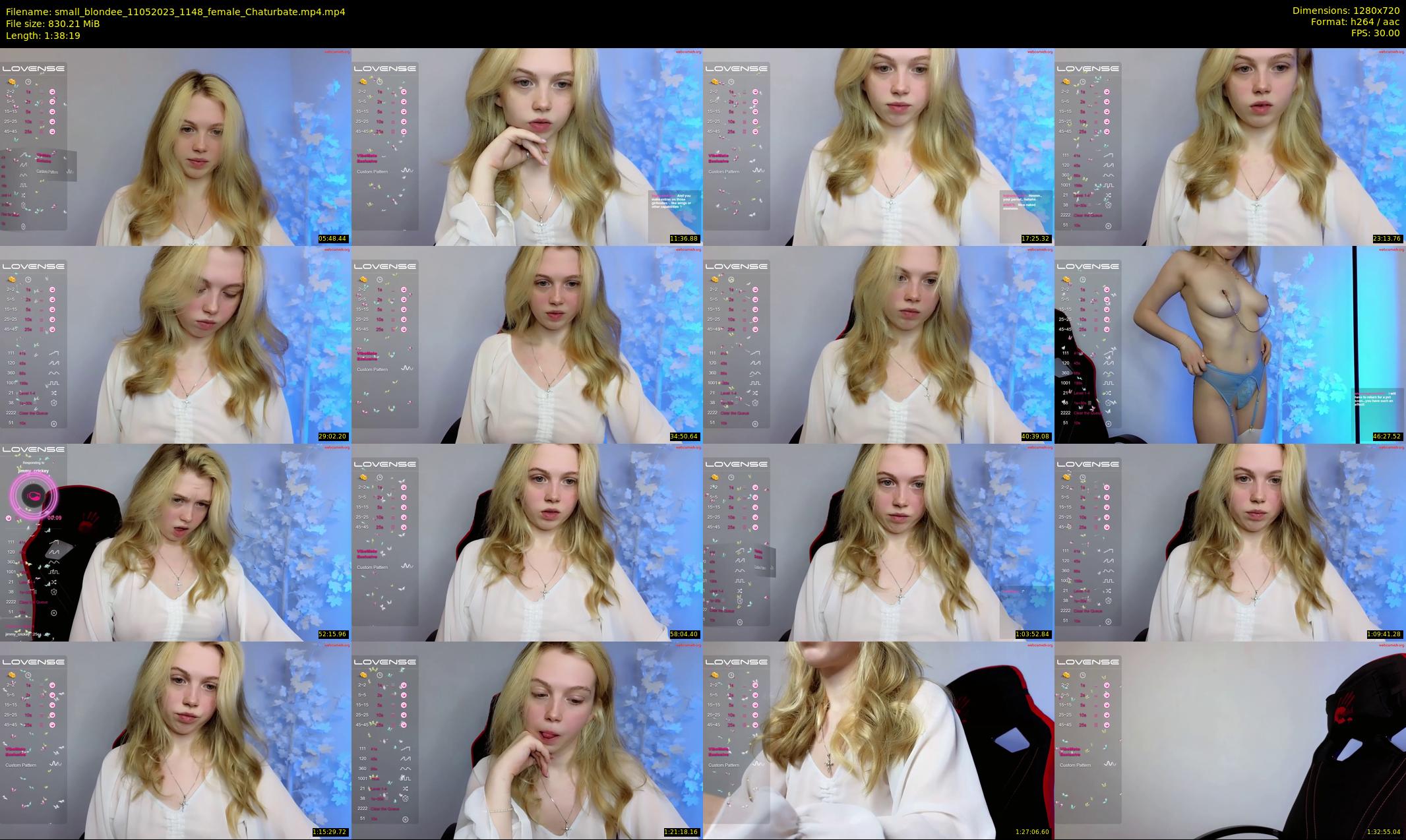 small_blondee — 99 minute Chaturbate female cam show recording, 720p, May 11, 2023