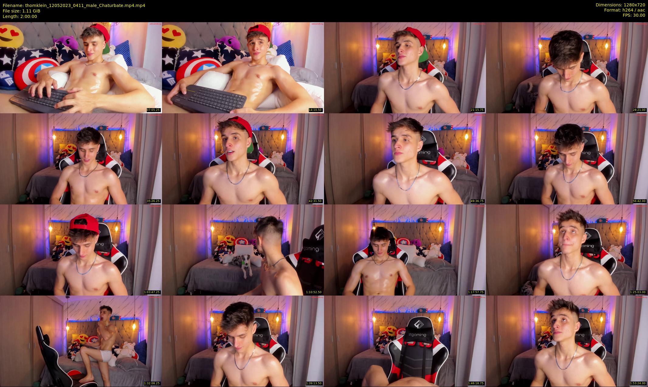 thomklein — 120 minute Chaturbate male cam show recording, 720p, May 12, 2023