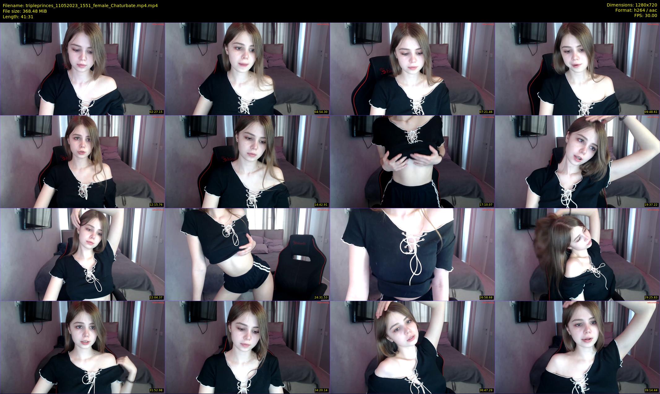 tripleprinces — 42 minute Chaturbate female cam show recording, 720p, May 11, 2023