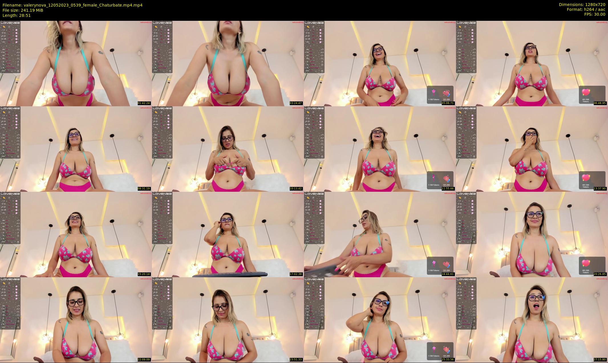 valerynova — 29 minute Chaturbate female cam show recording, 720p, May 12, 2023
