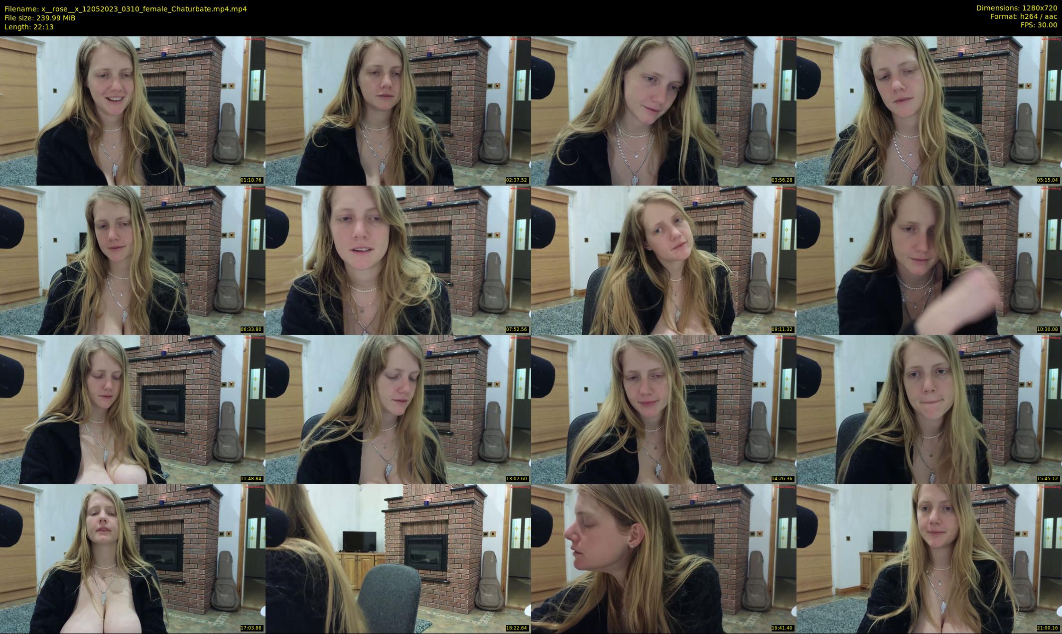 x__rose__x — 23 minute Chaturbate female cam show recording, 720p, May 12, 2023