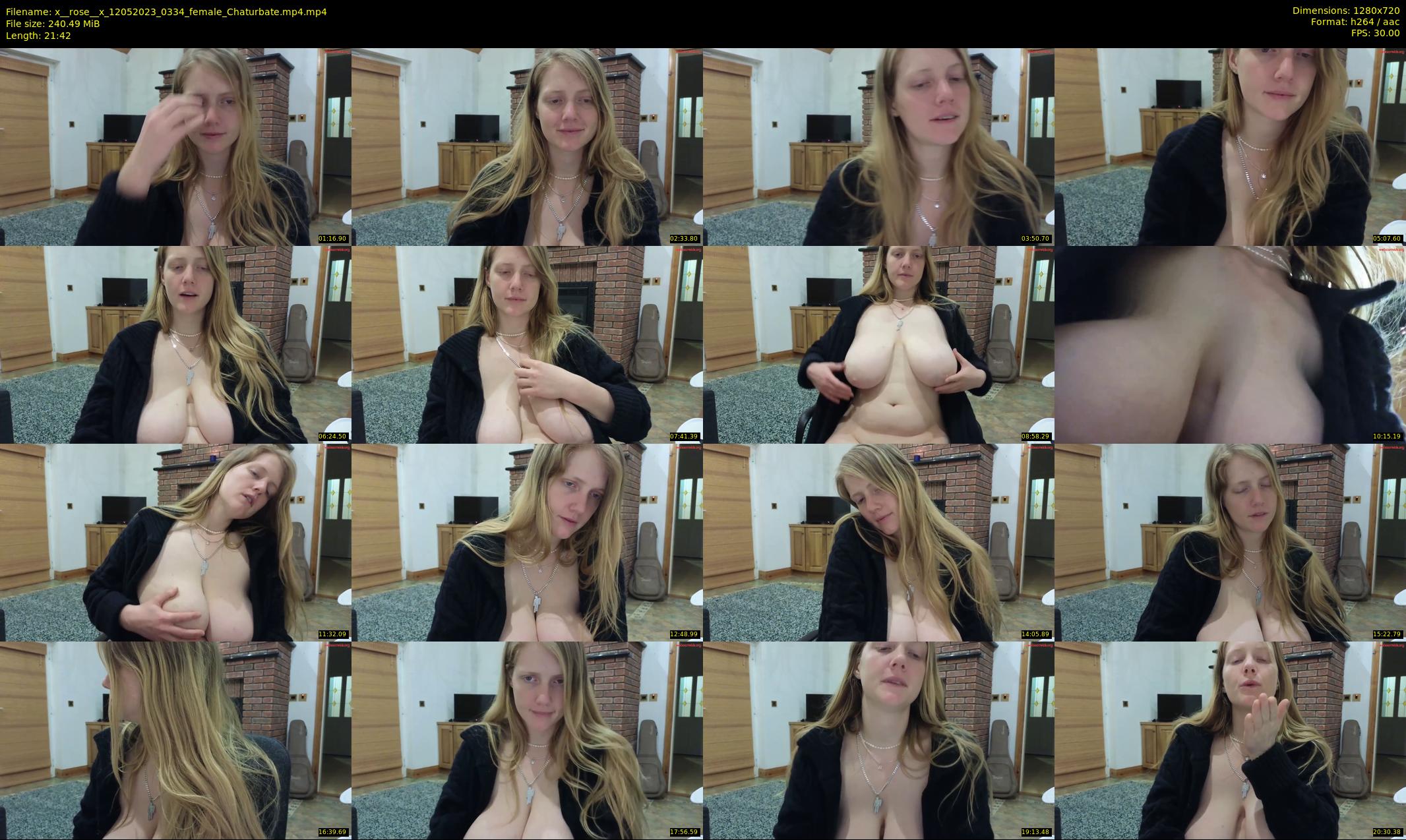 x__rose__x — 22 minute Chaturbate female cam show recording, 720p, May 12, 2023
