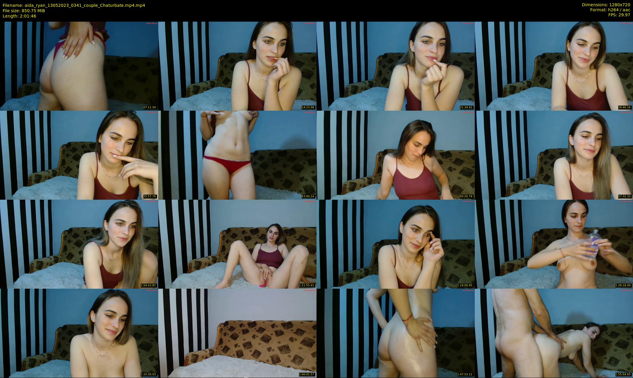 aida_ryan — 122 minute Chaturbate couple cam show recording, 720p, May 13, 2023